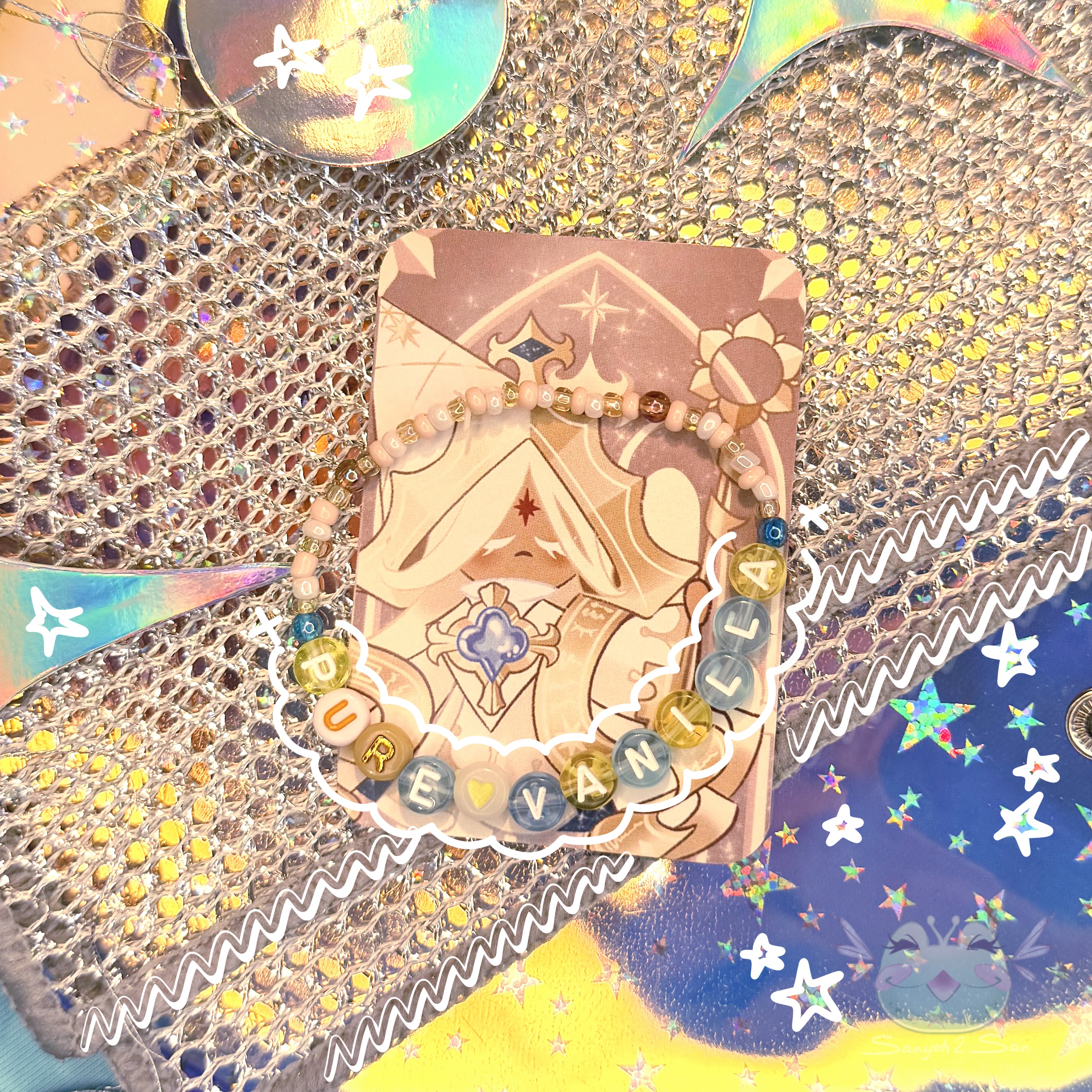 Браслет на резин., CRK, P. VANILLA