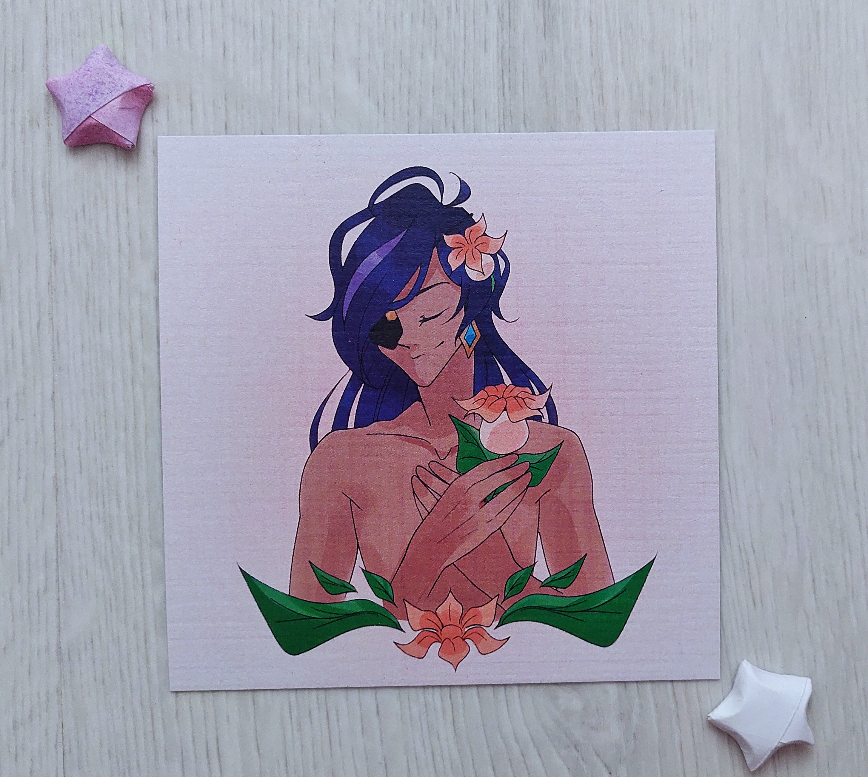 Открытка Кэйа цветы