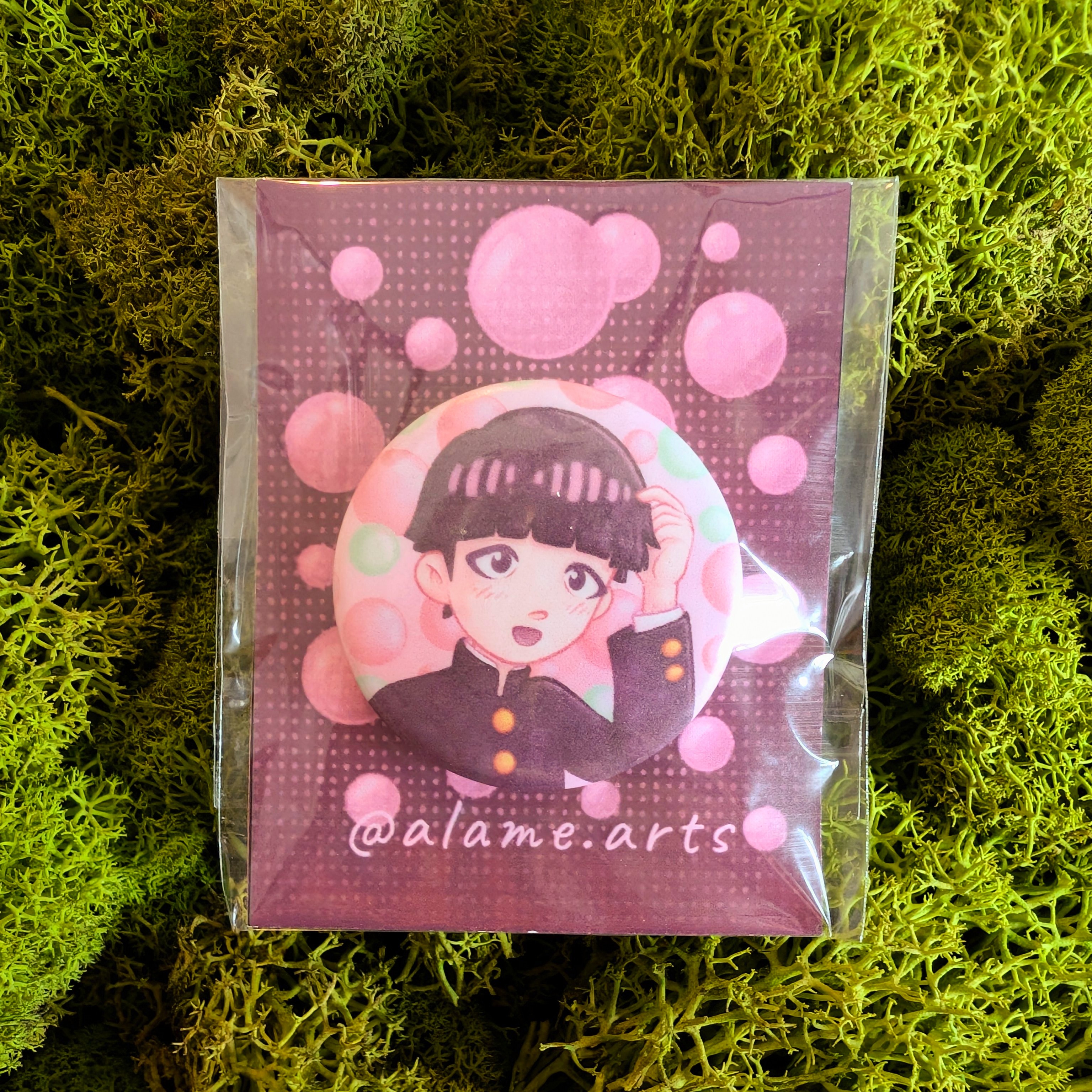 Значок 37мм Моб Психо 100