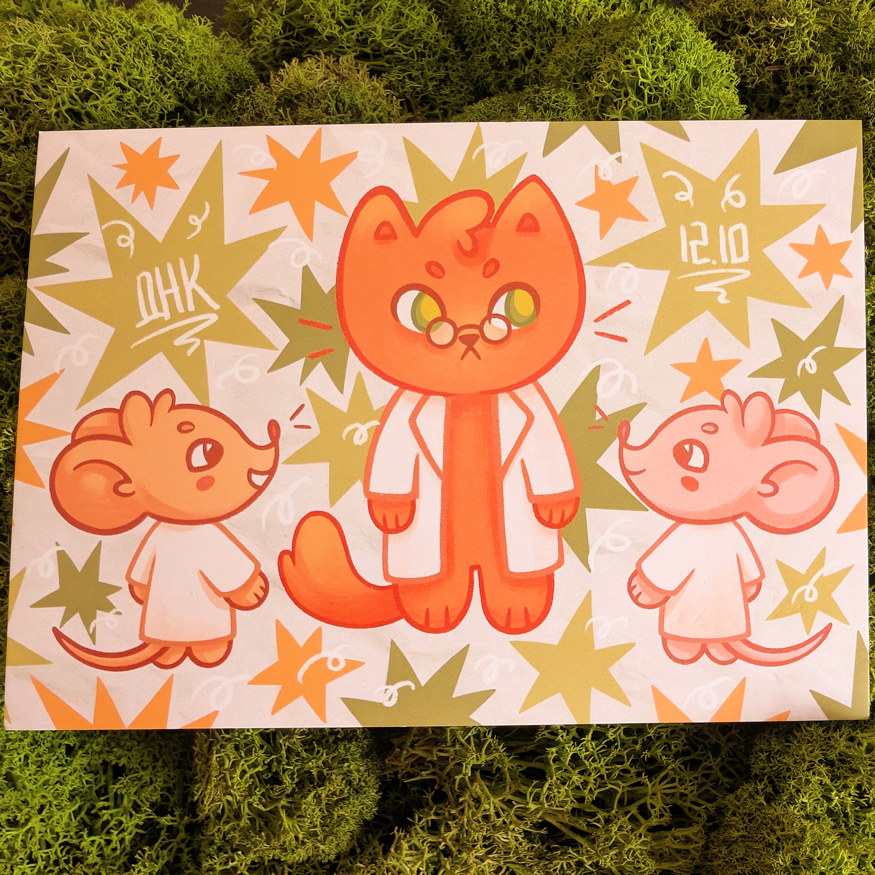 Принт А6 ДНК Alame