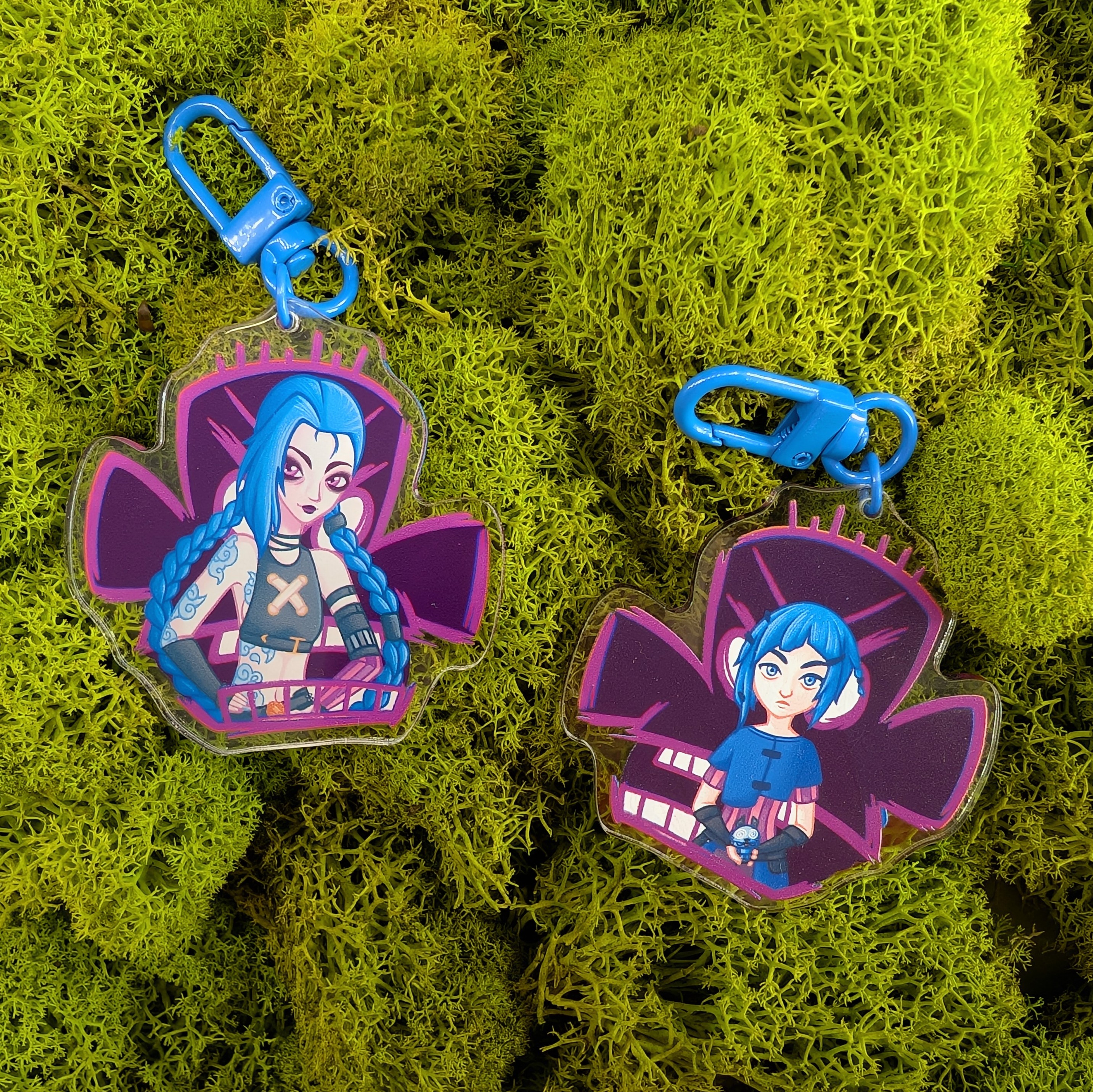 Брелок 6см Аркейн Джинкс