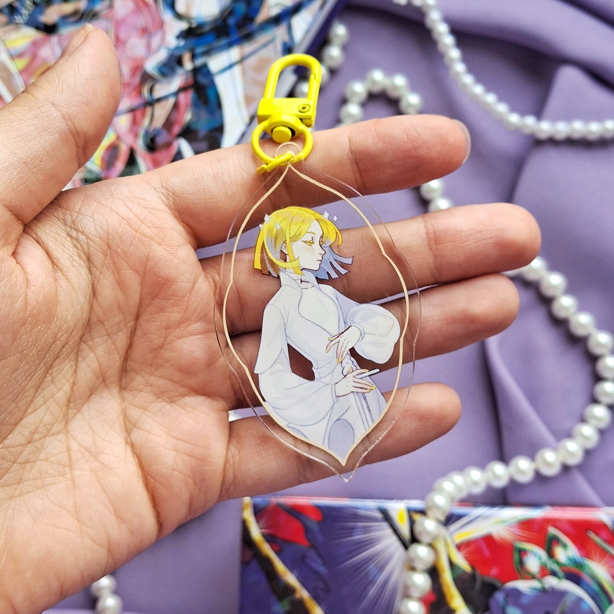 Брелок Желтый алмаз