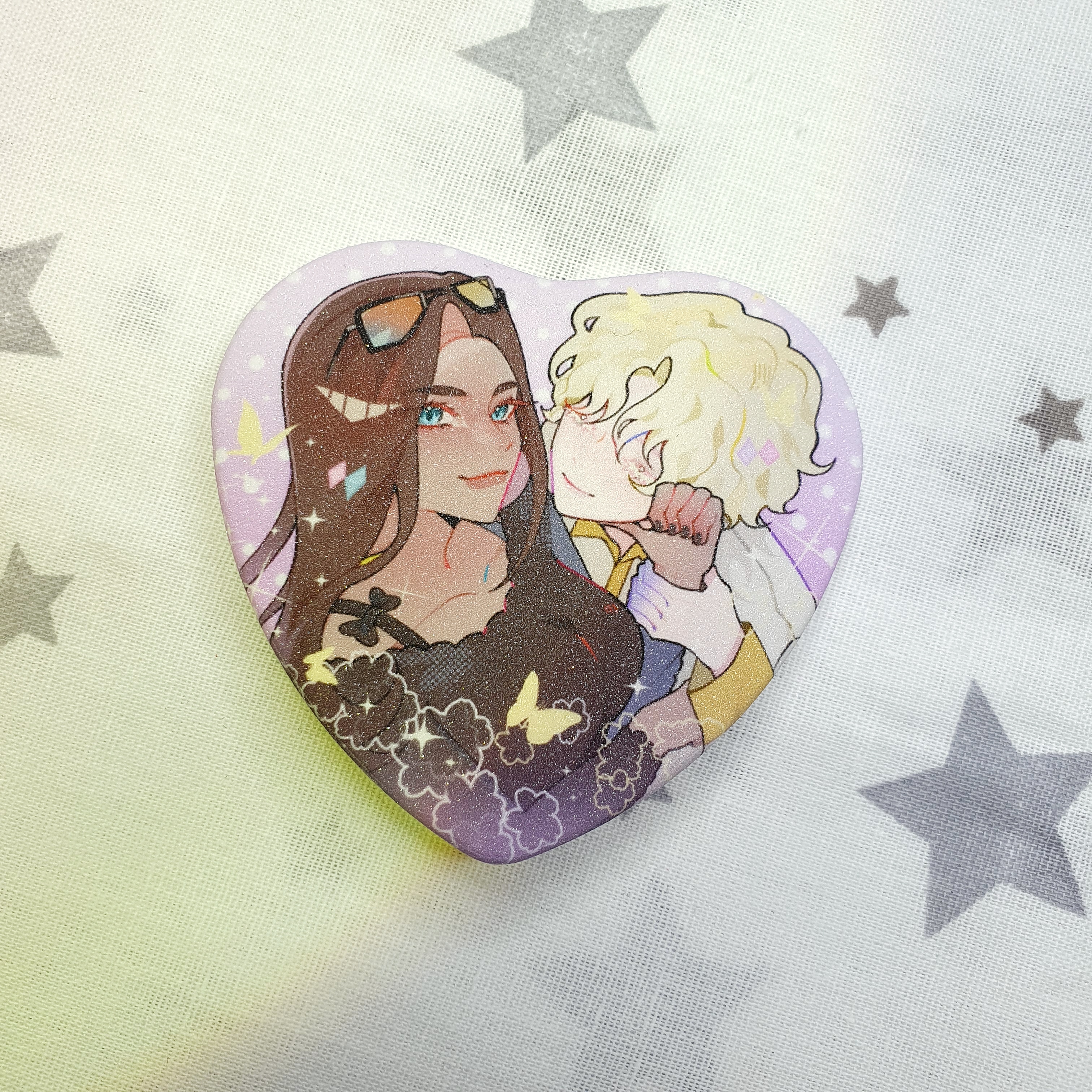 Значок-сердечко Alien stage, Лукахены