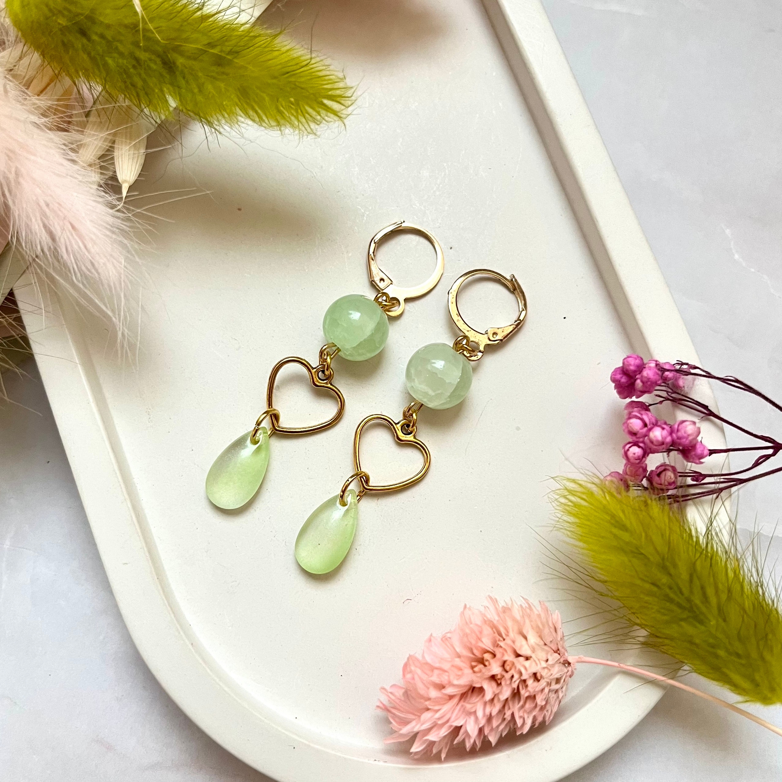 Серьги "Сердечки" L