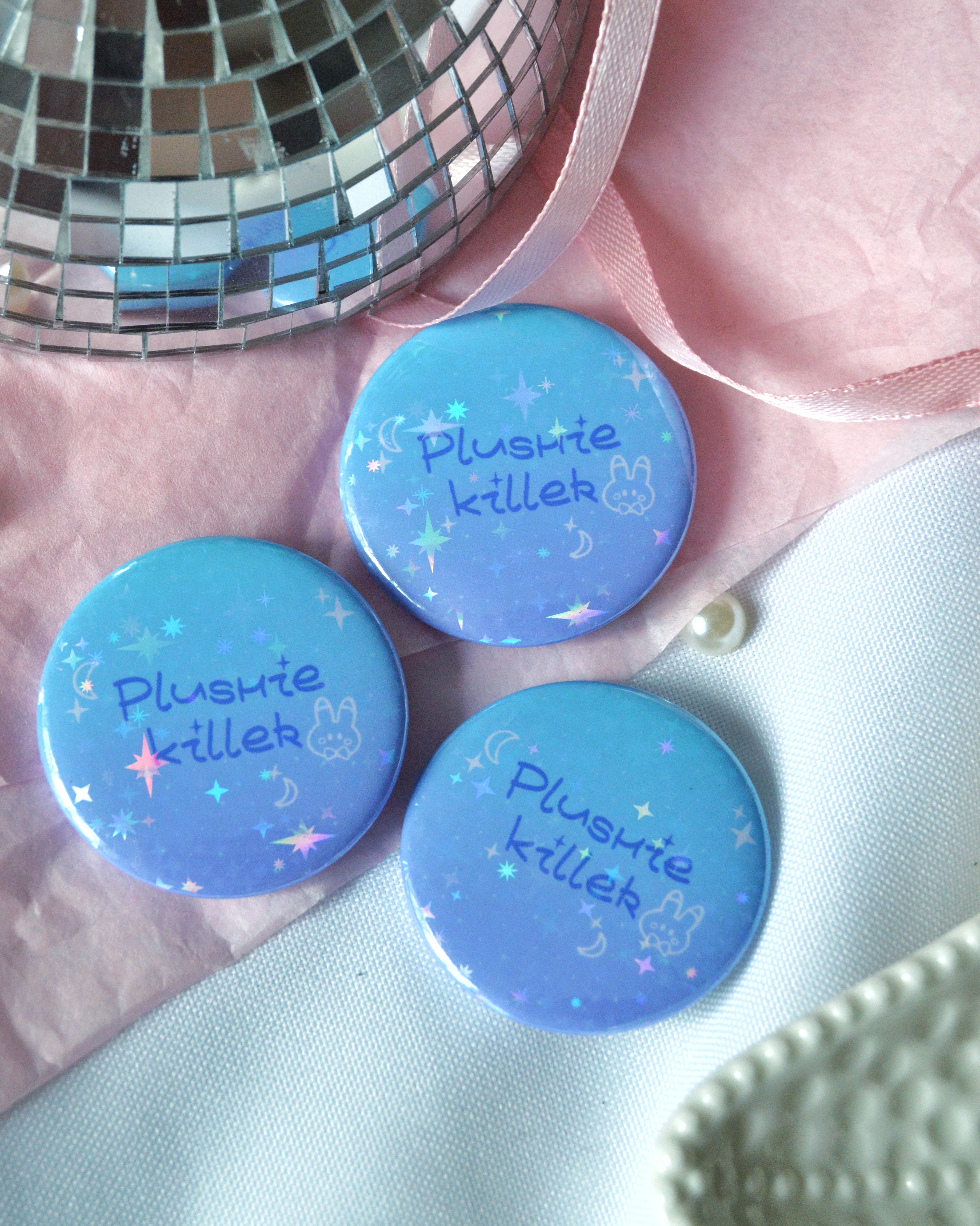 Значок 37мм Плюшкиллер