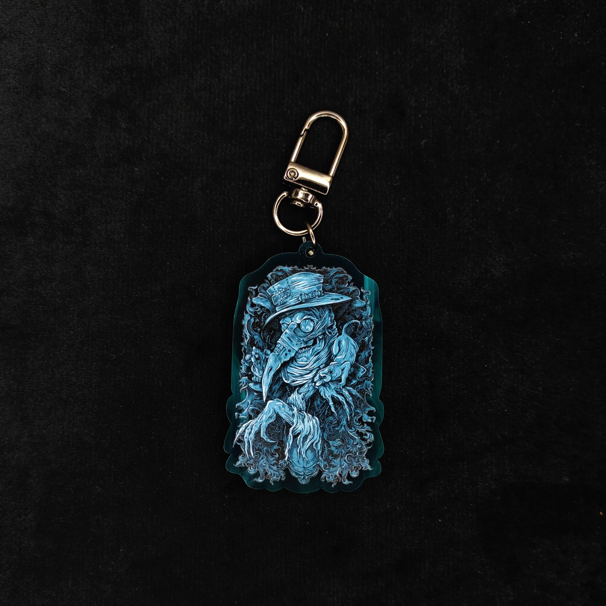 Брелок Чумной на мраморе