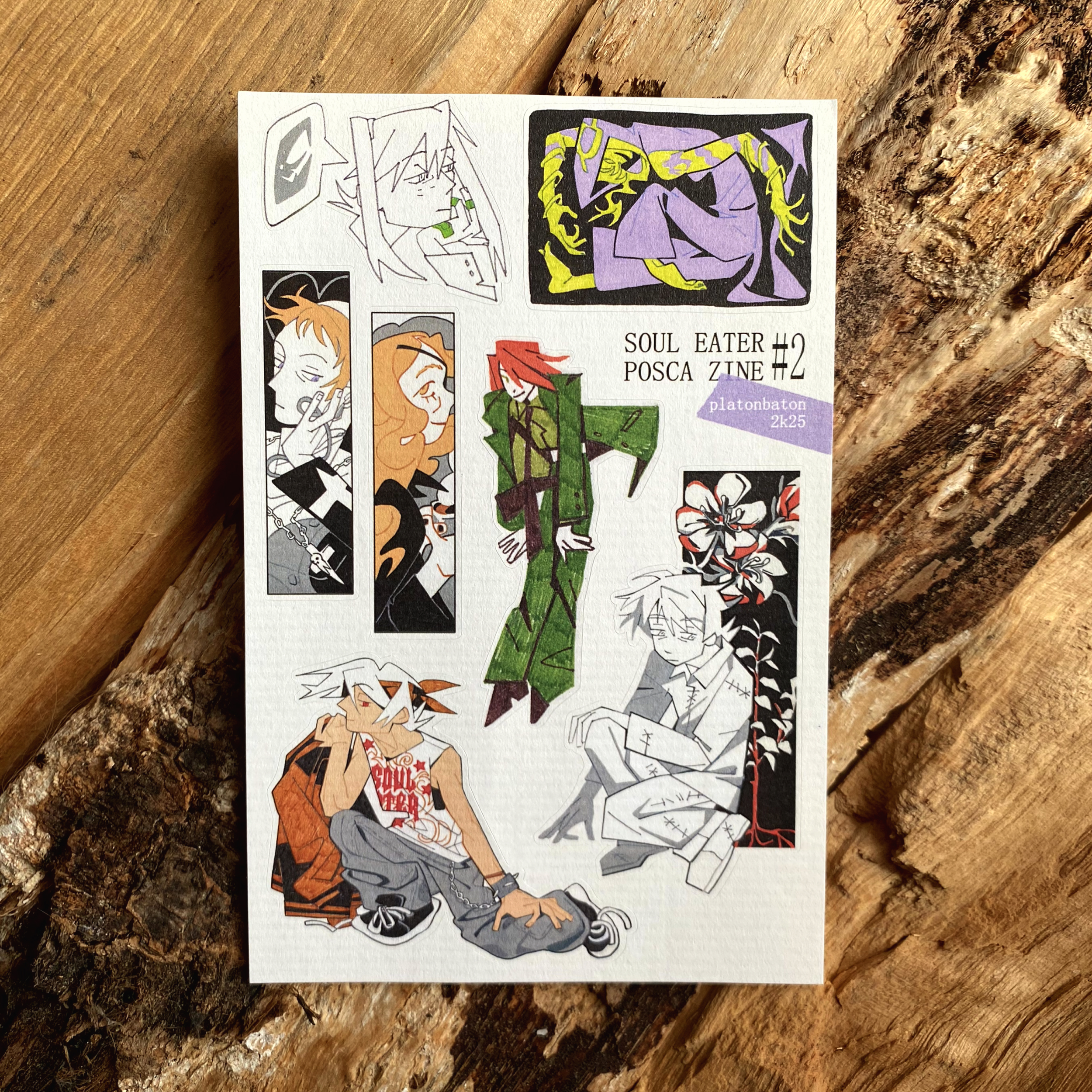 Стикерпак зин