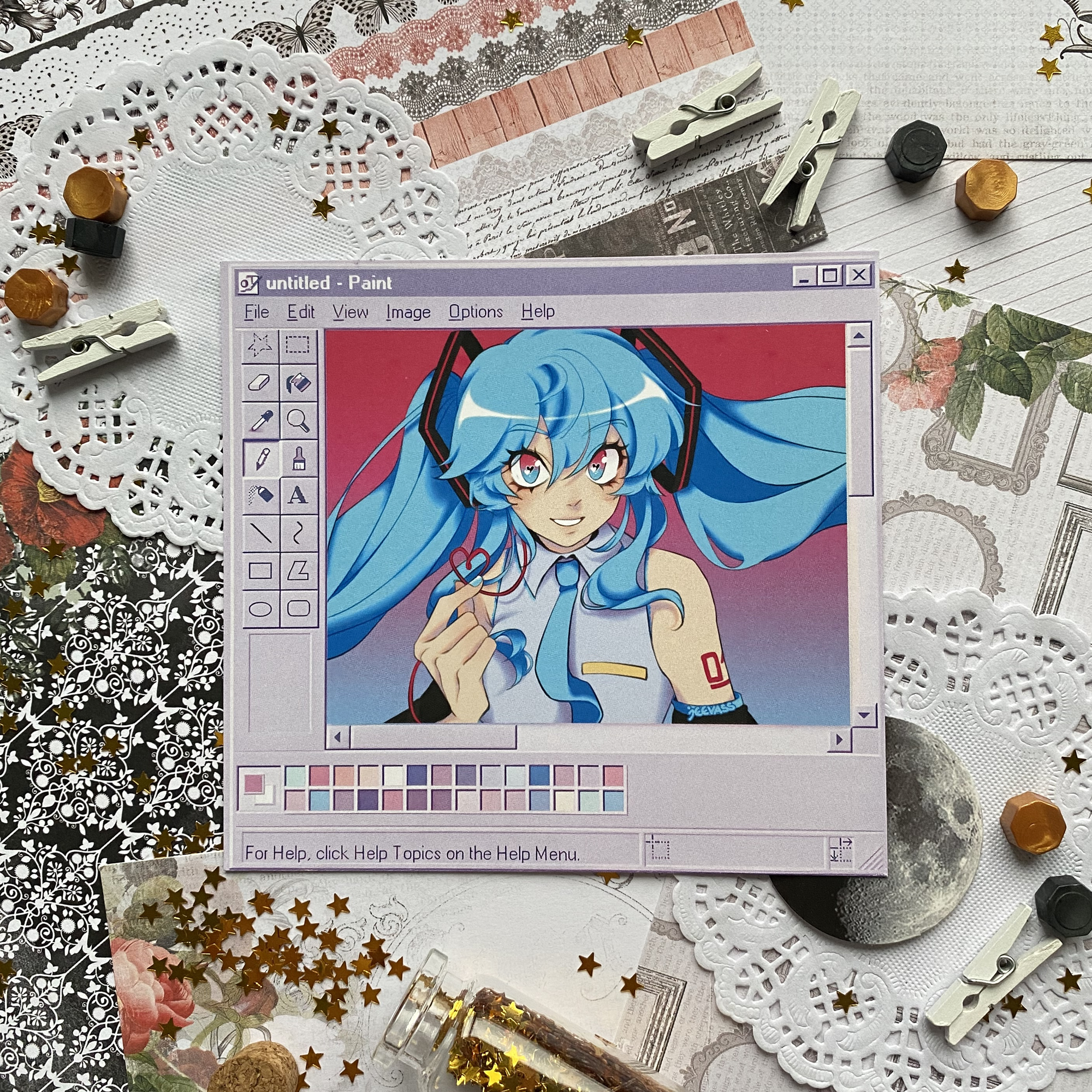 Открытка "Мику"