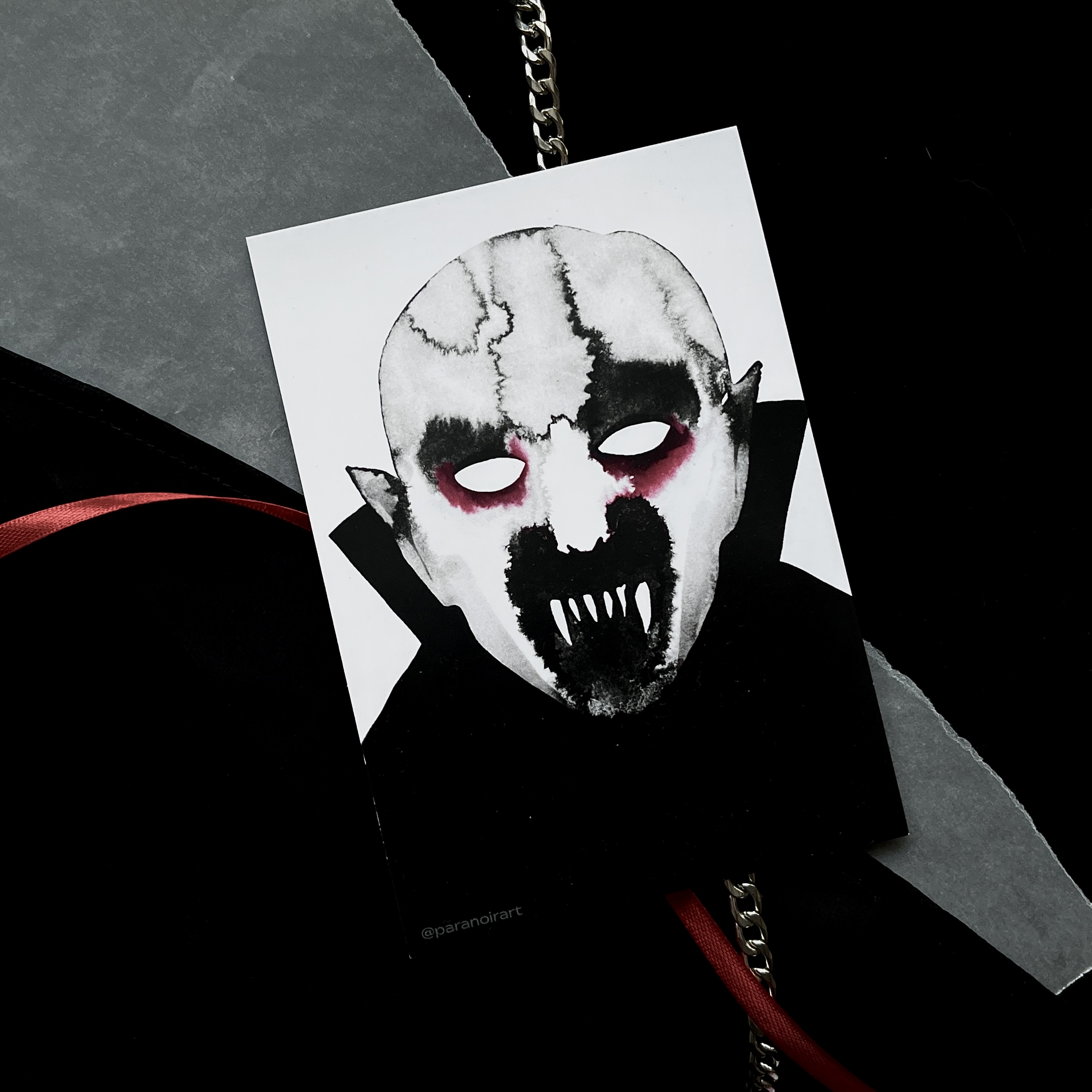 Открытка А6 "Голодный вампир"