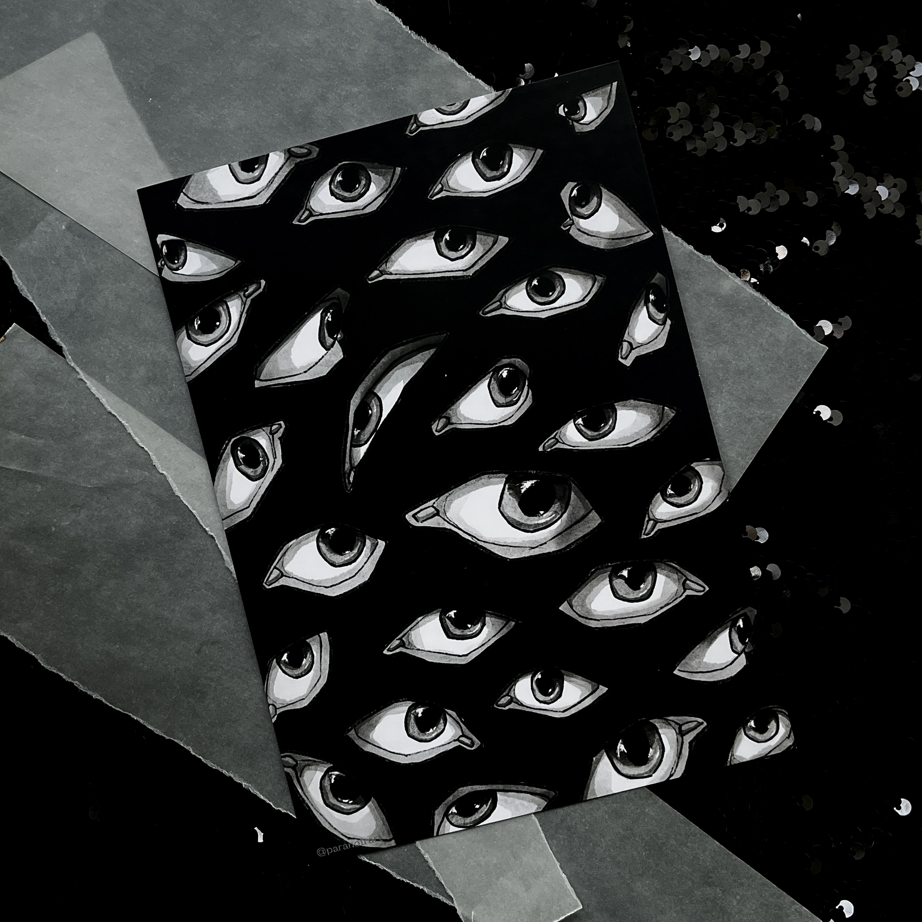 Открытка А5 "Глаза"