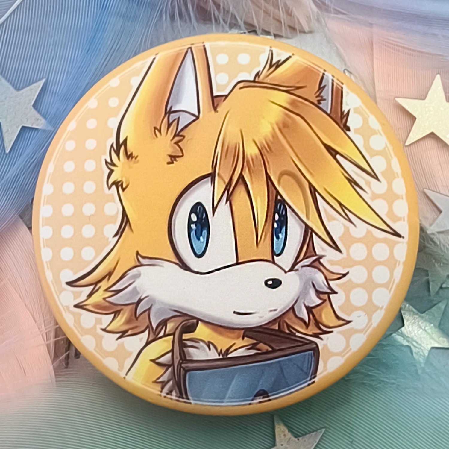 Значок Тейлз (44 мм, софт-тач)