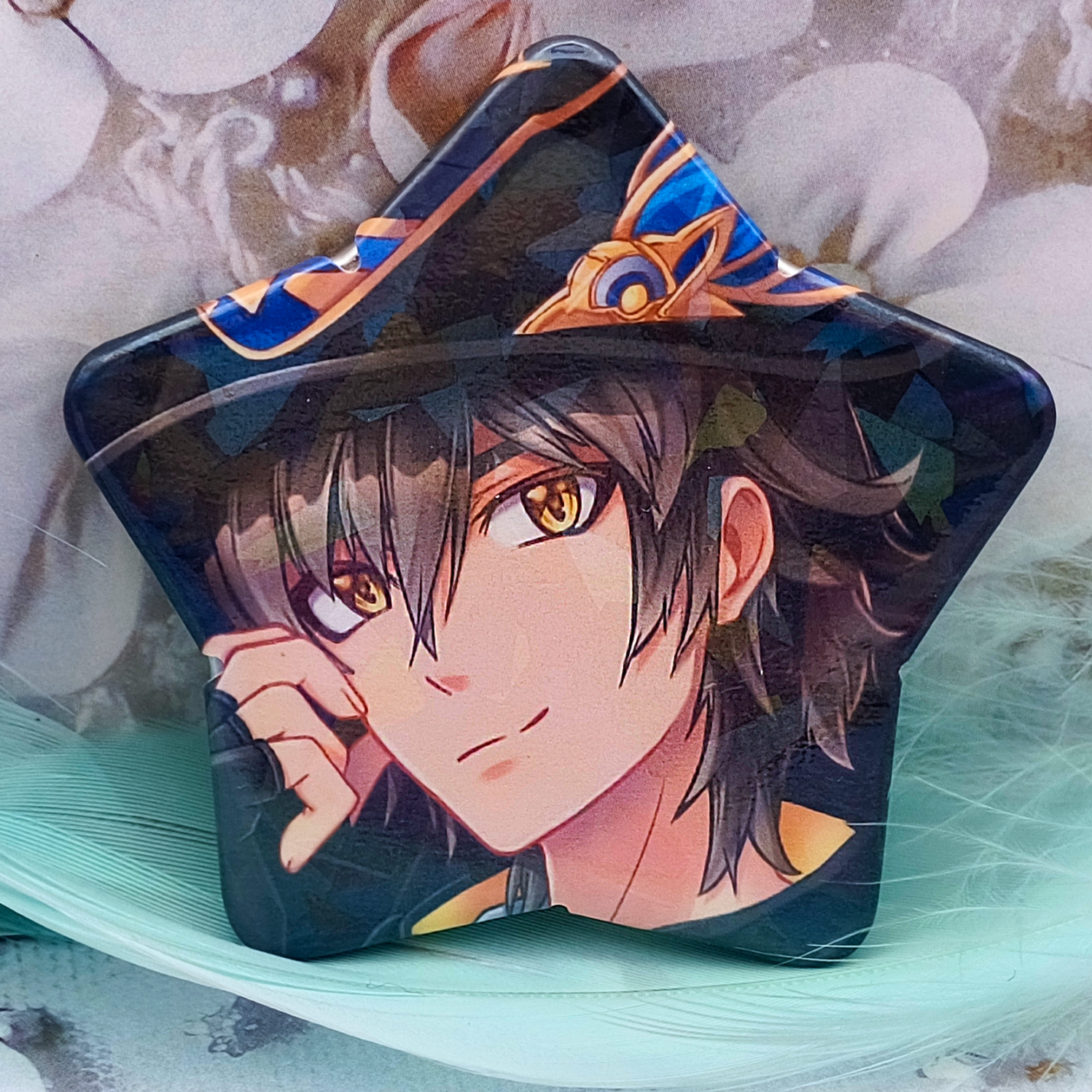 Значок-звезда Келус (битое стекло)