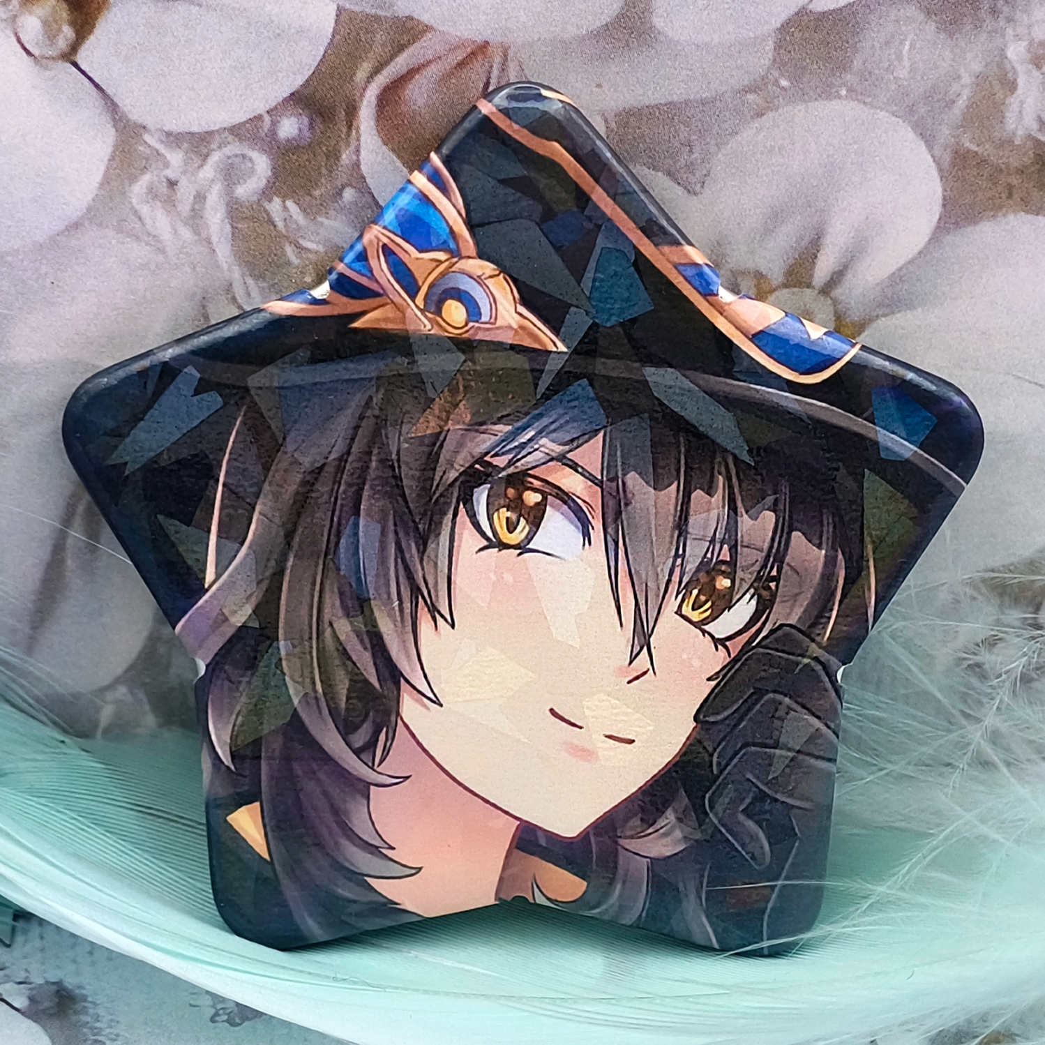 Значок-звезда Стелла (битое стекло)