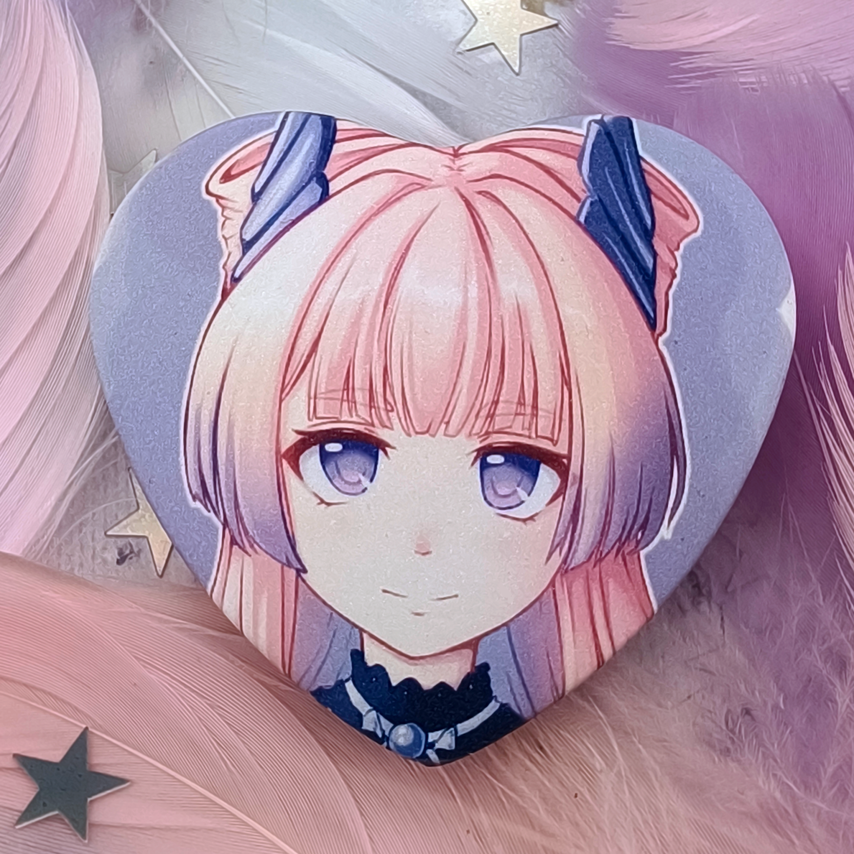 Значок-сердце Кокоми (сахар)