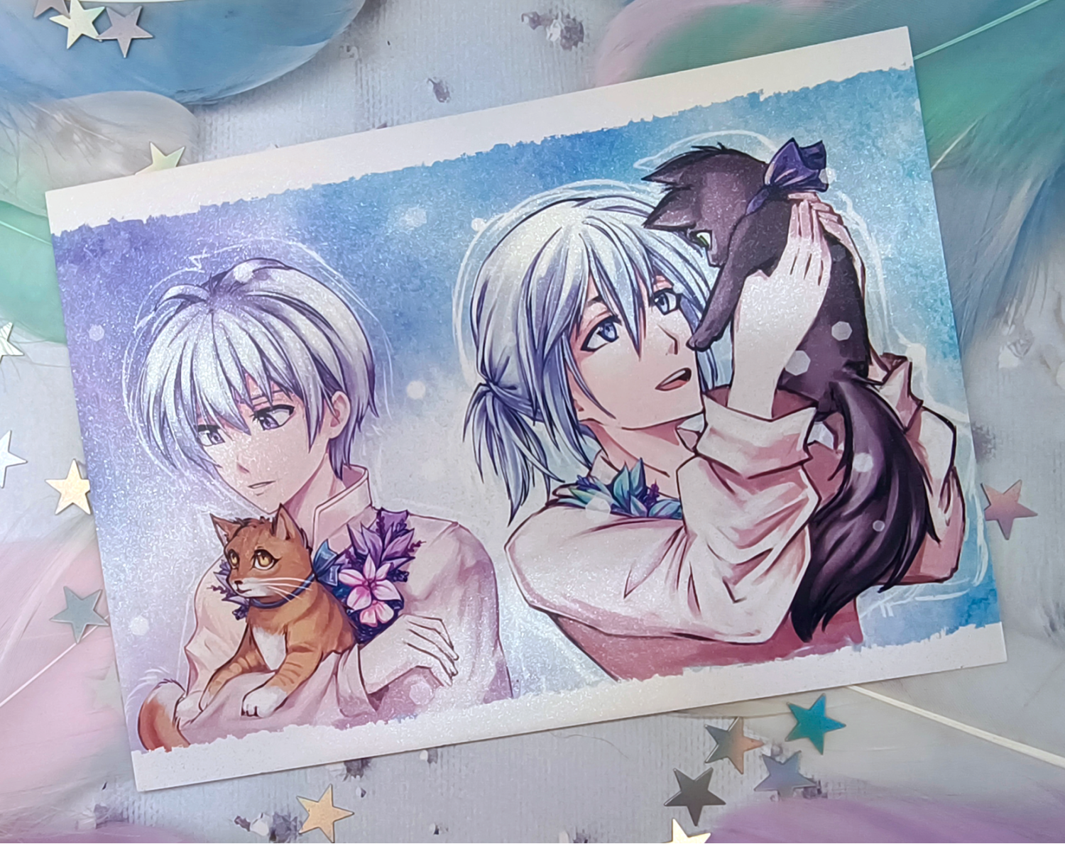 Открытка MEZZO” Colorful (А6, искра)