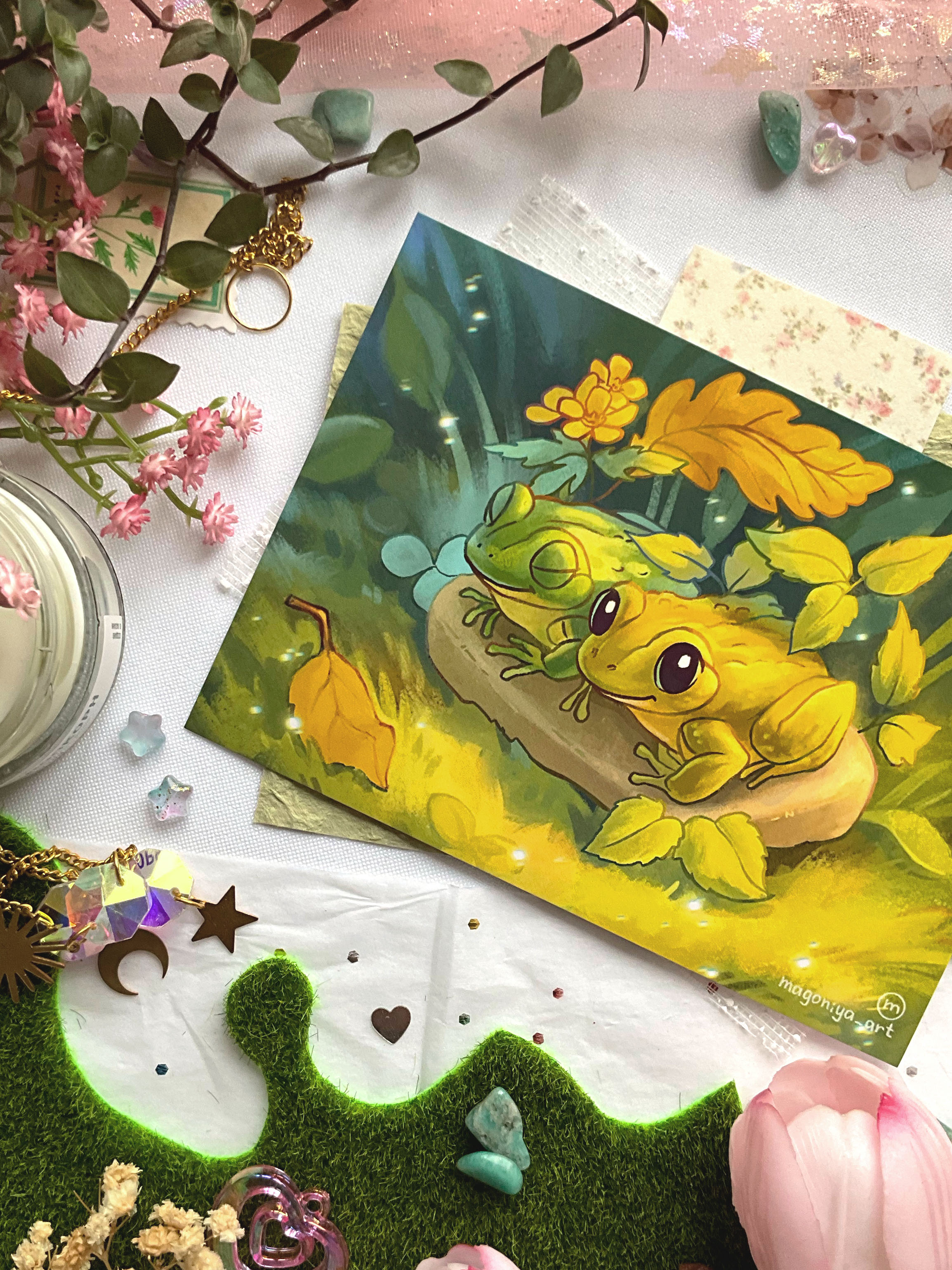 Открытка "Жабки"