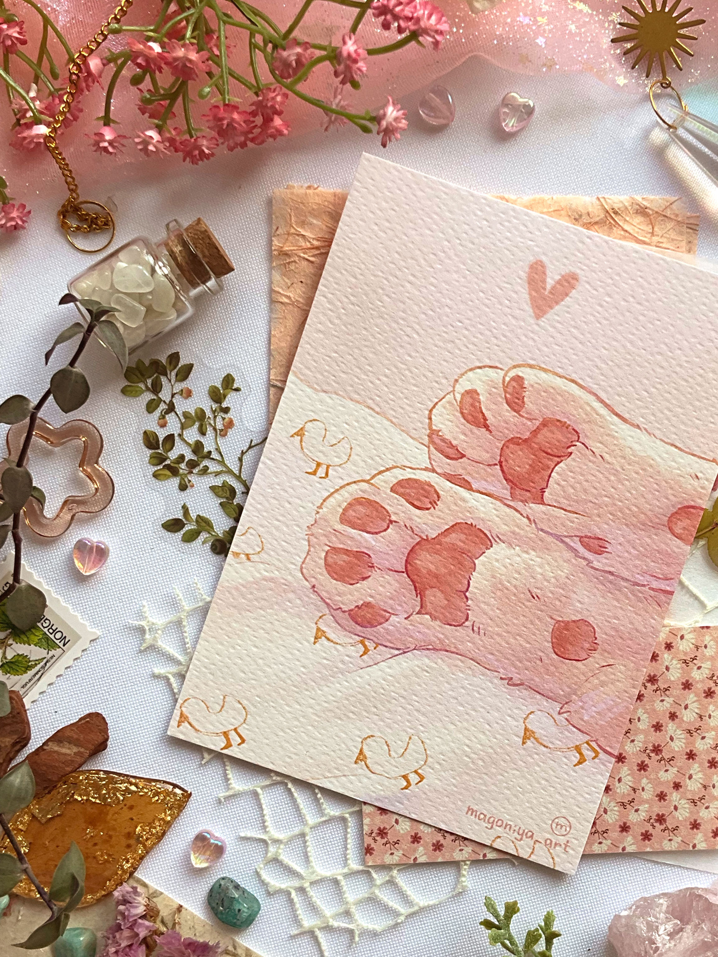 Открытка "Лапки"