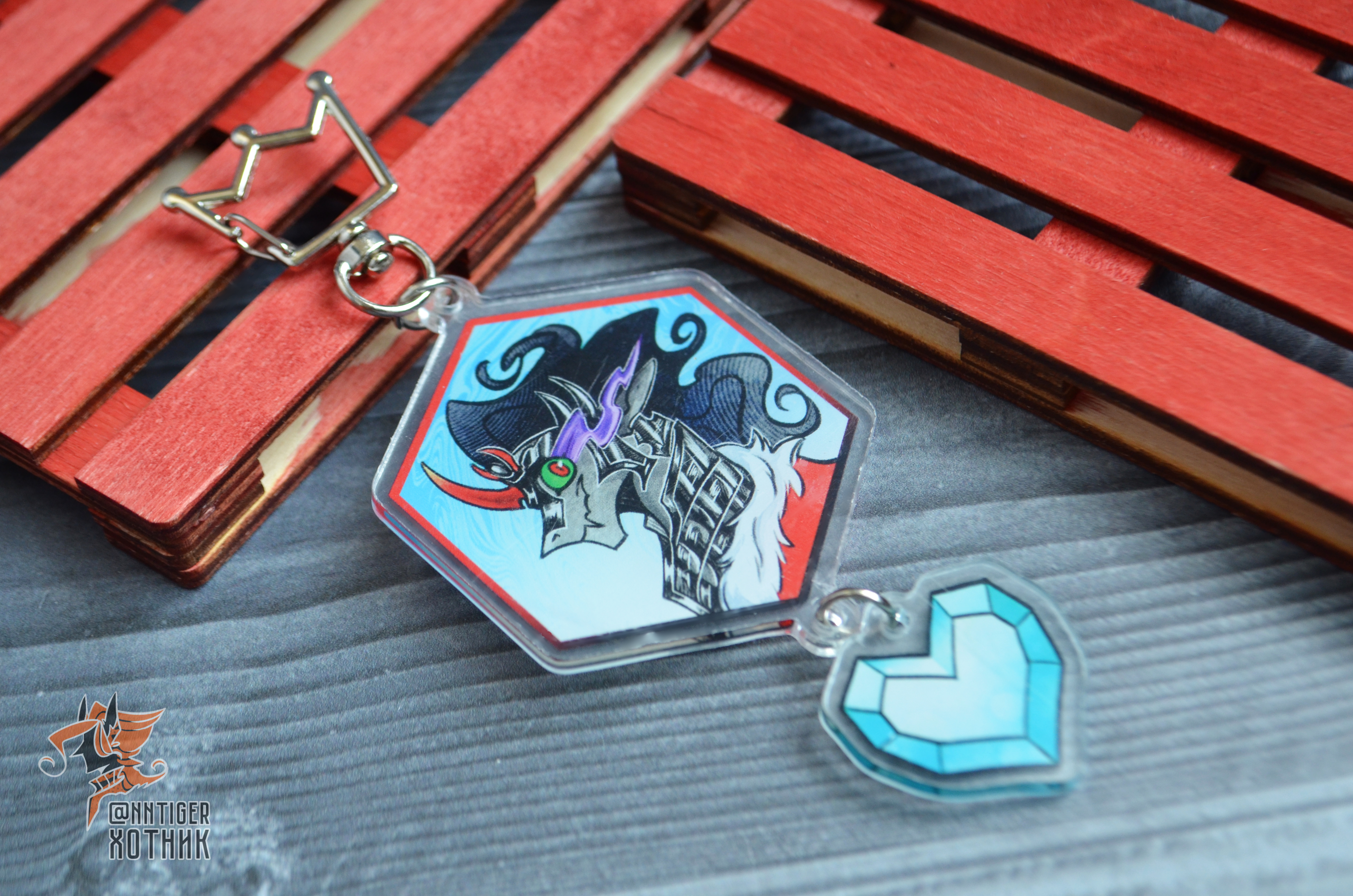 Брелок составной "Сомбра"