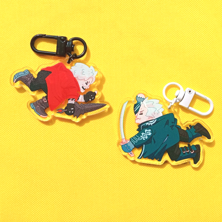 Парные брелки "Devil May Cry"