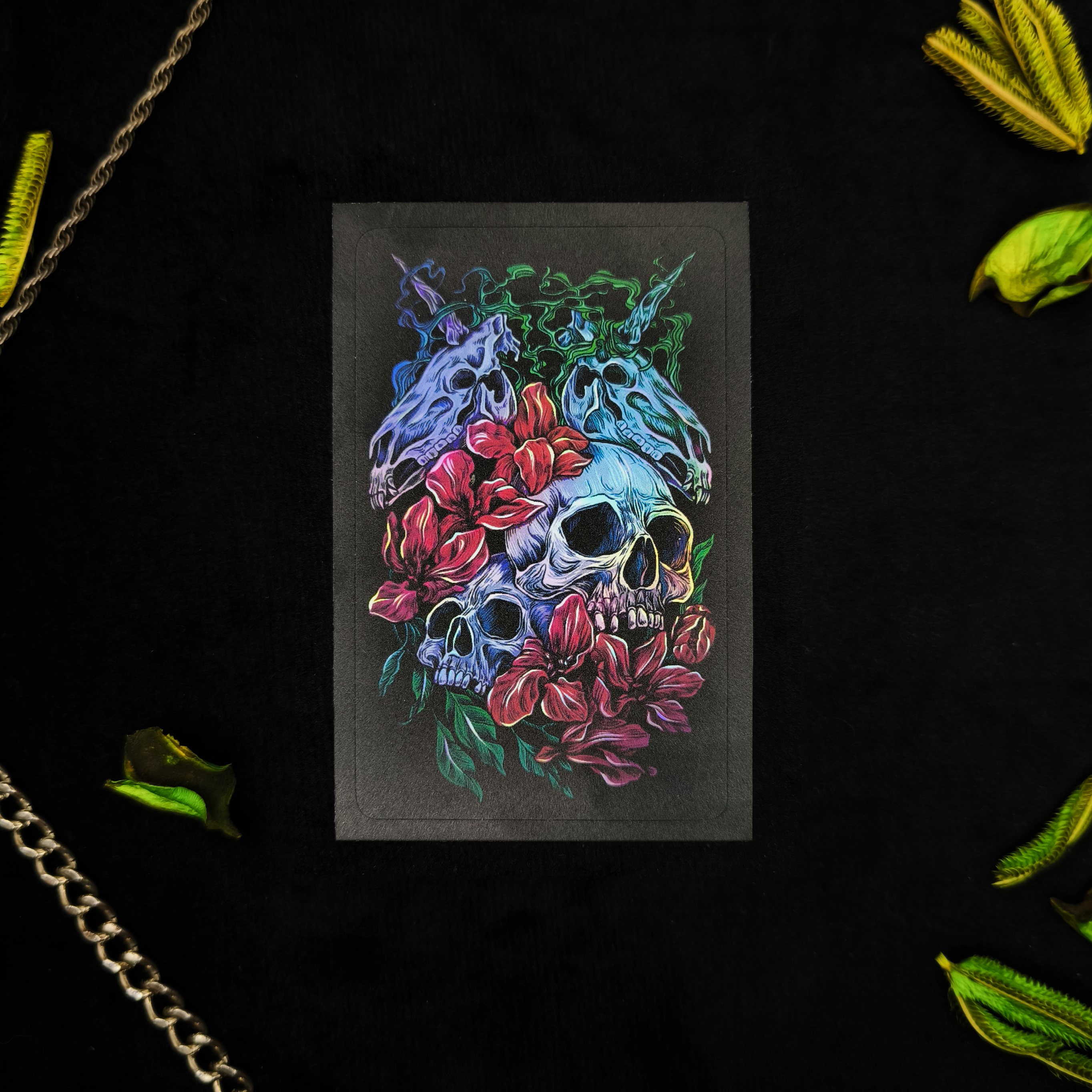 Наклейка на карту Единорог