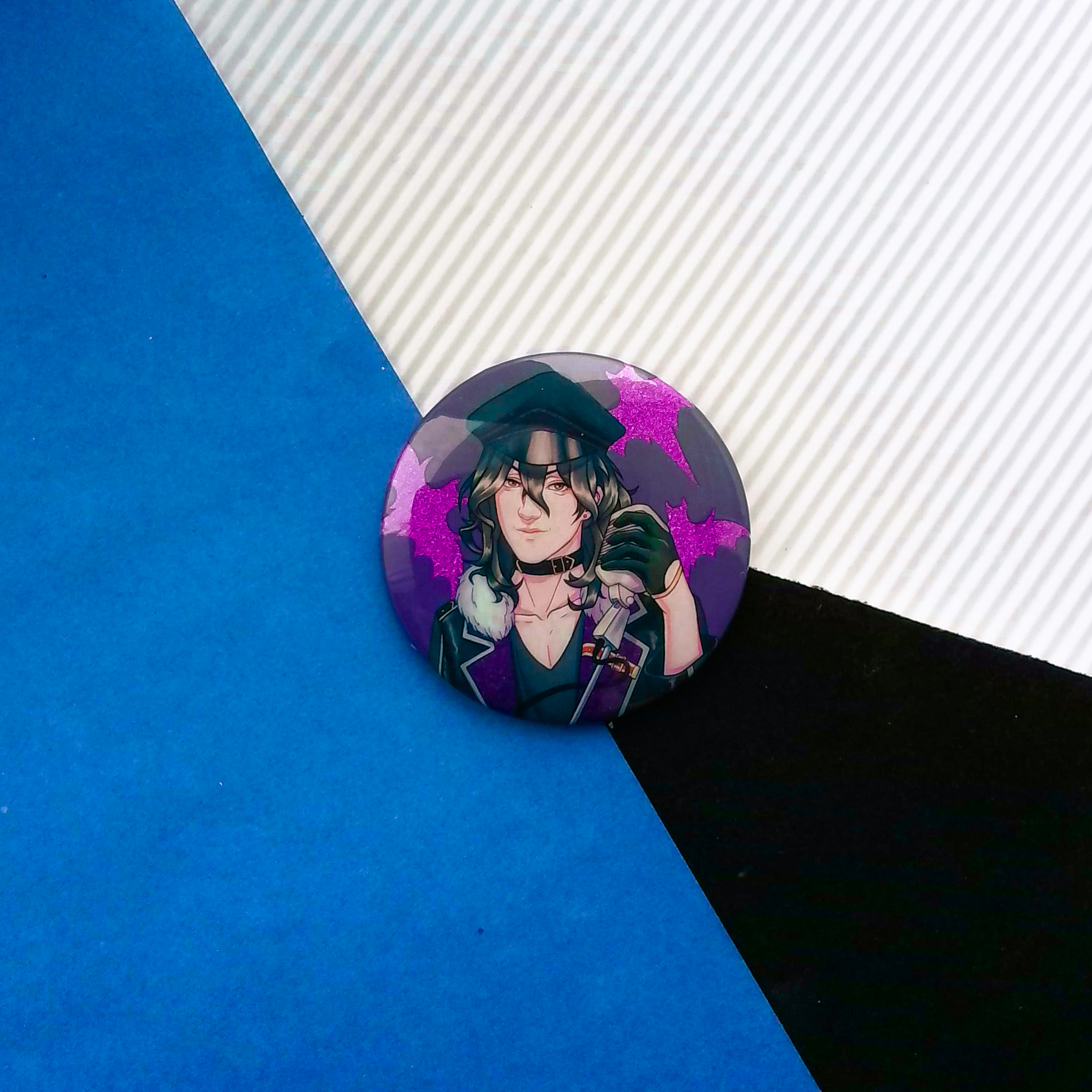 Значок Рей Сакума 56 мм