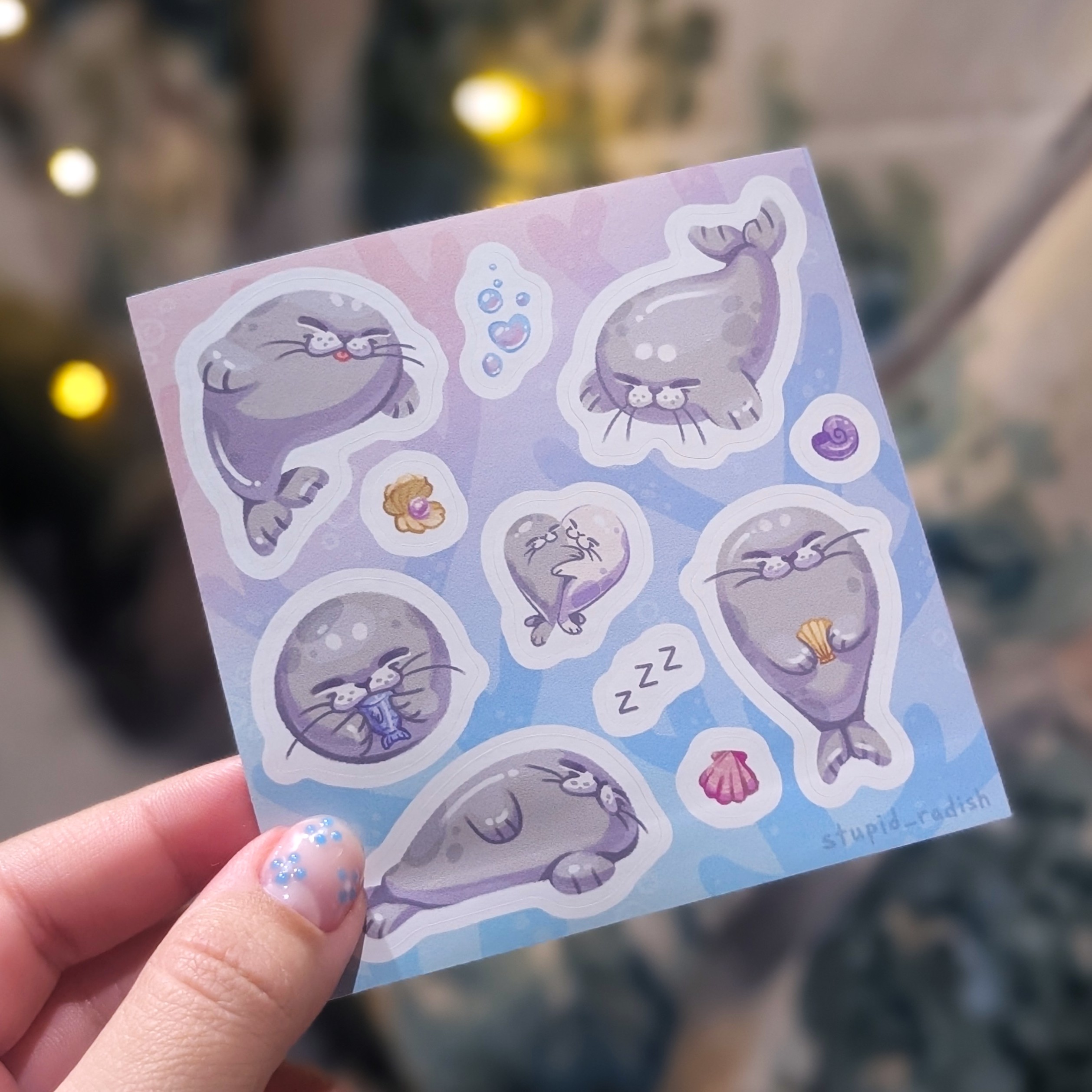 Стикерпак "Тюленьчики"