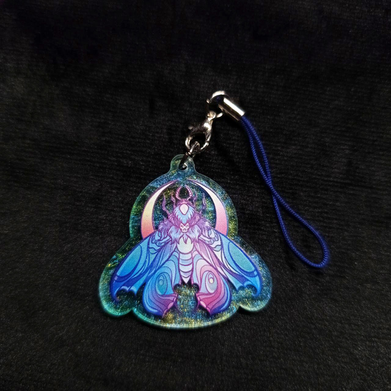 Брелок Мотылек и месяц