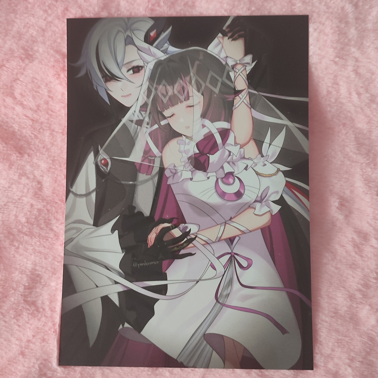 Открытка А5 "Арлекино и Коломбина 2"