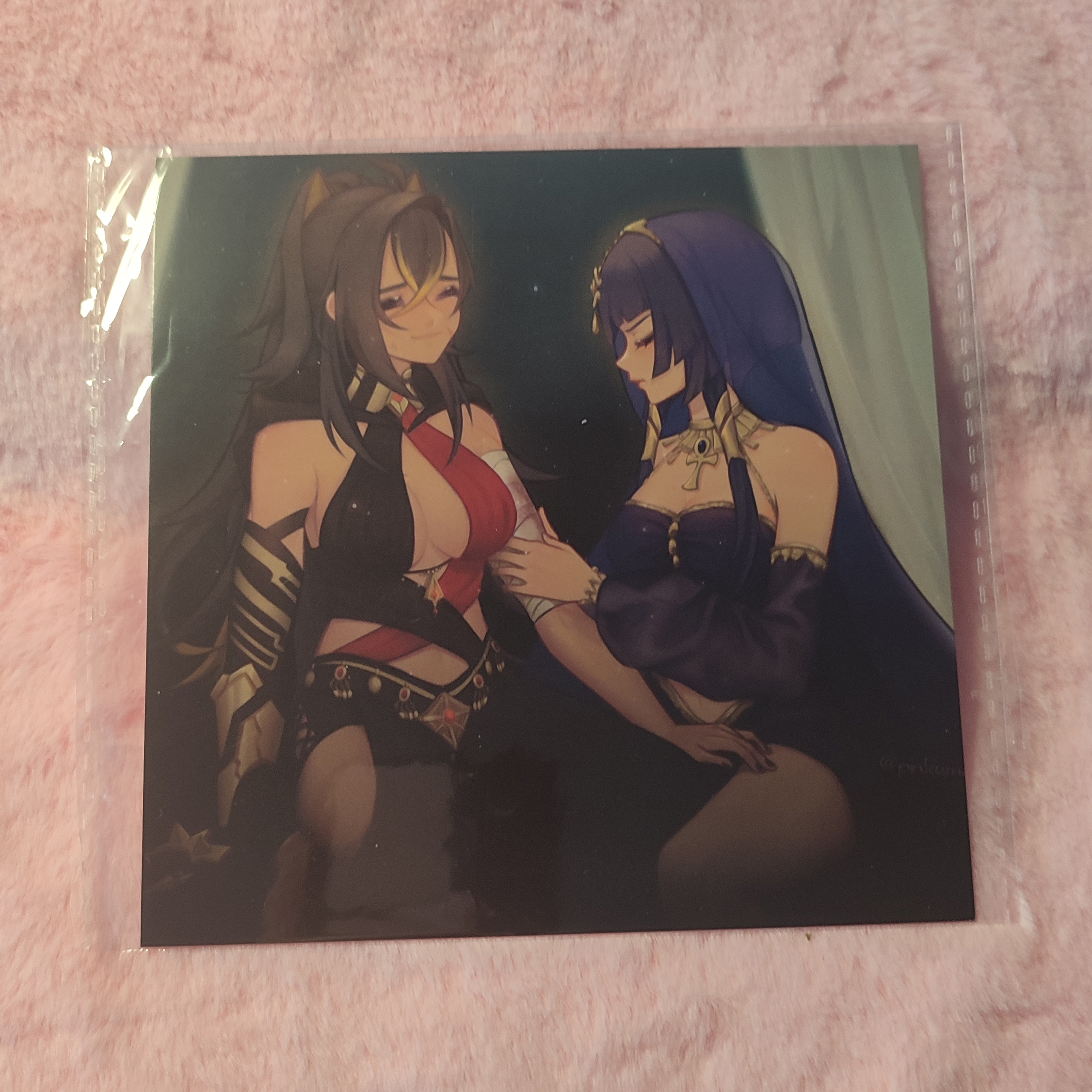 Открытка квадратная "Дэхья и Кандакия"