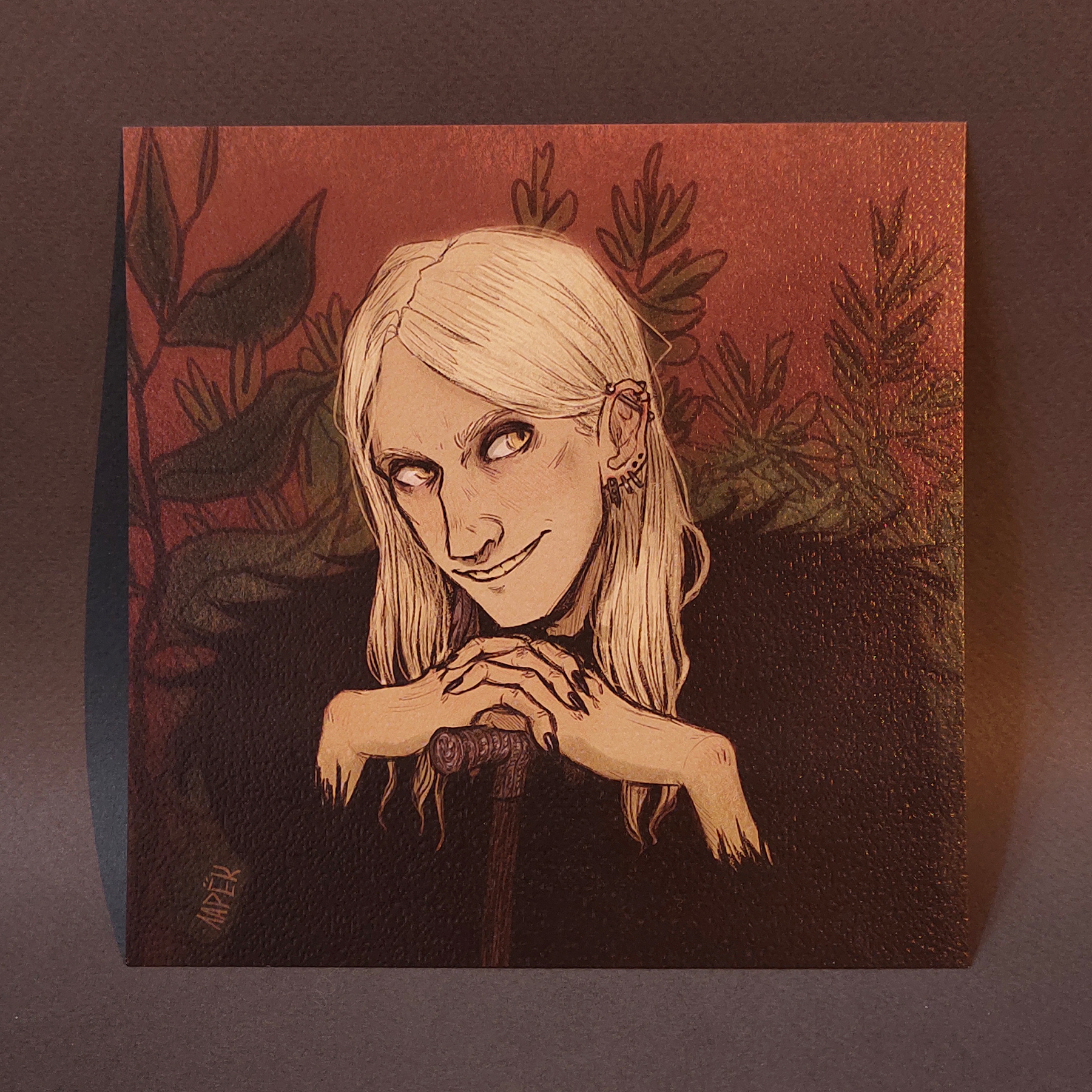 Открытка ДВК Стерва 15х15