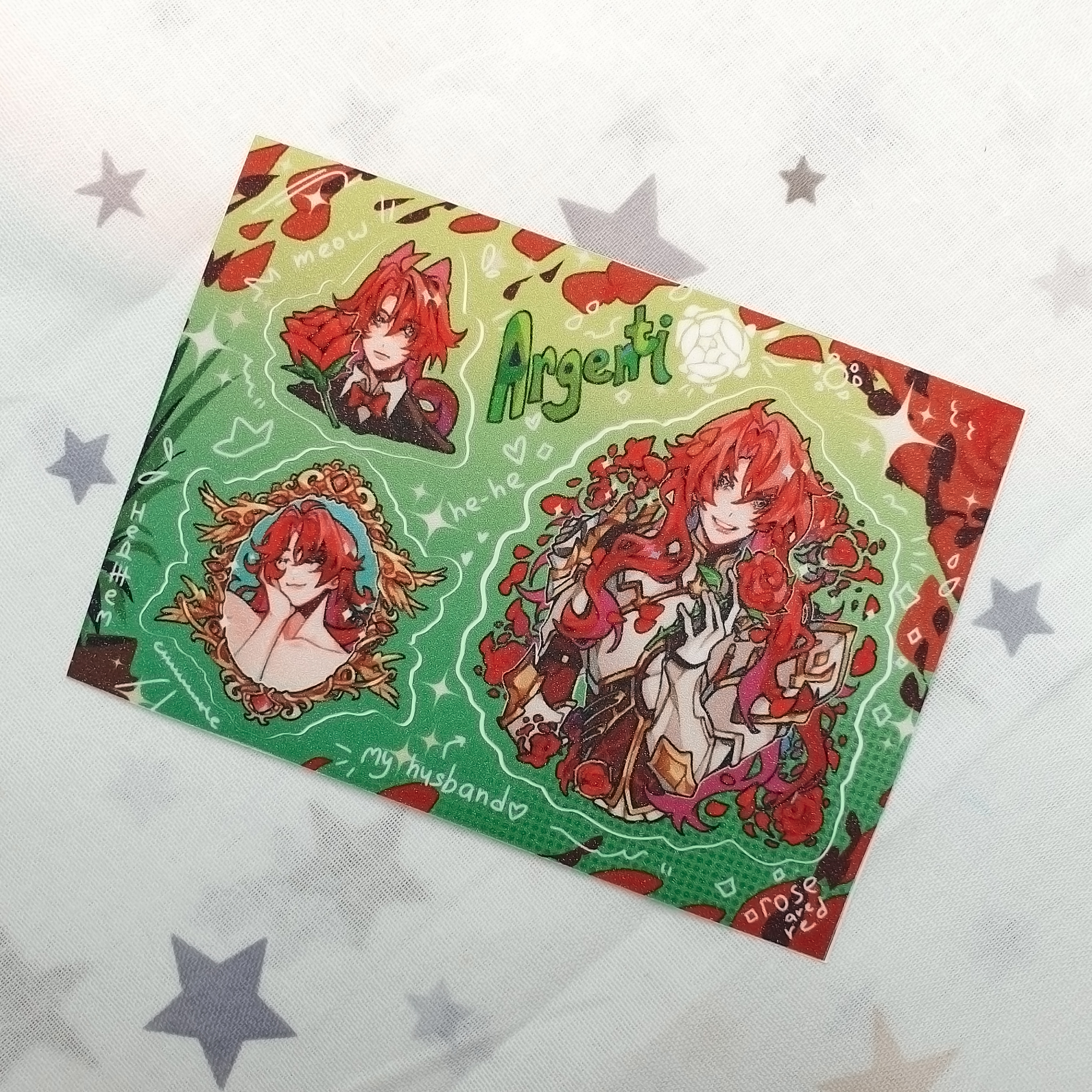 Стикерпак А7 Аргенти