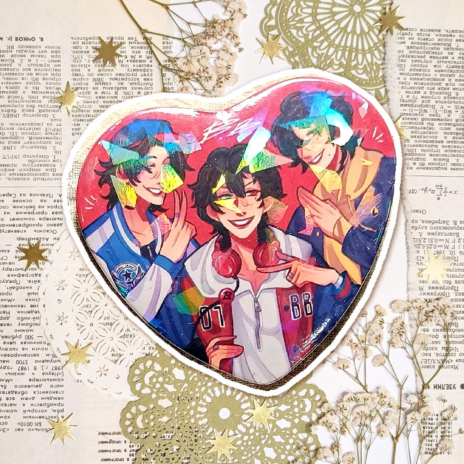 Значок-сердце "Гипмик ББ"