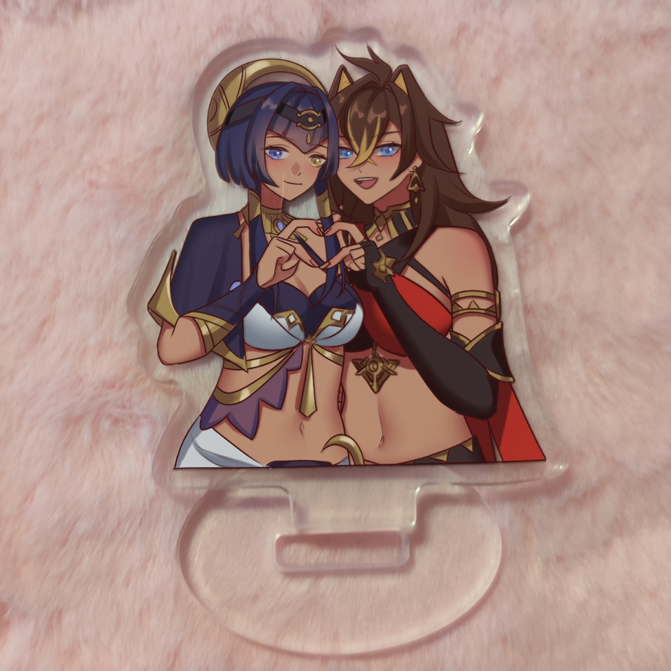 Акриловый стенд 6см "Кандакия и Дэхья"