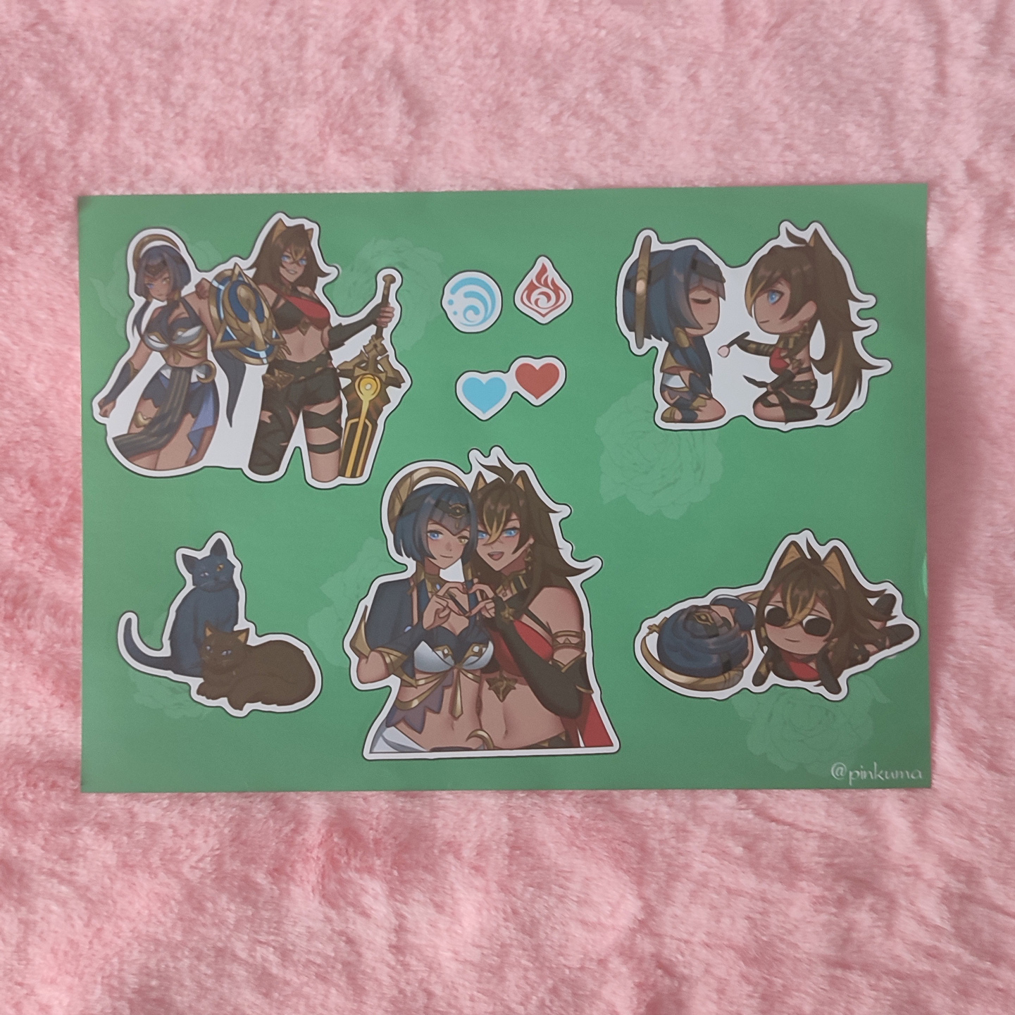 Стикерпак А5 "Дэхья и Кандакия"