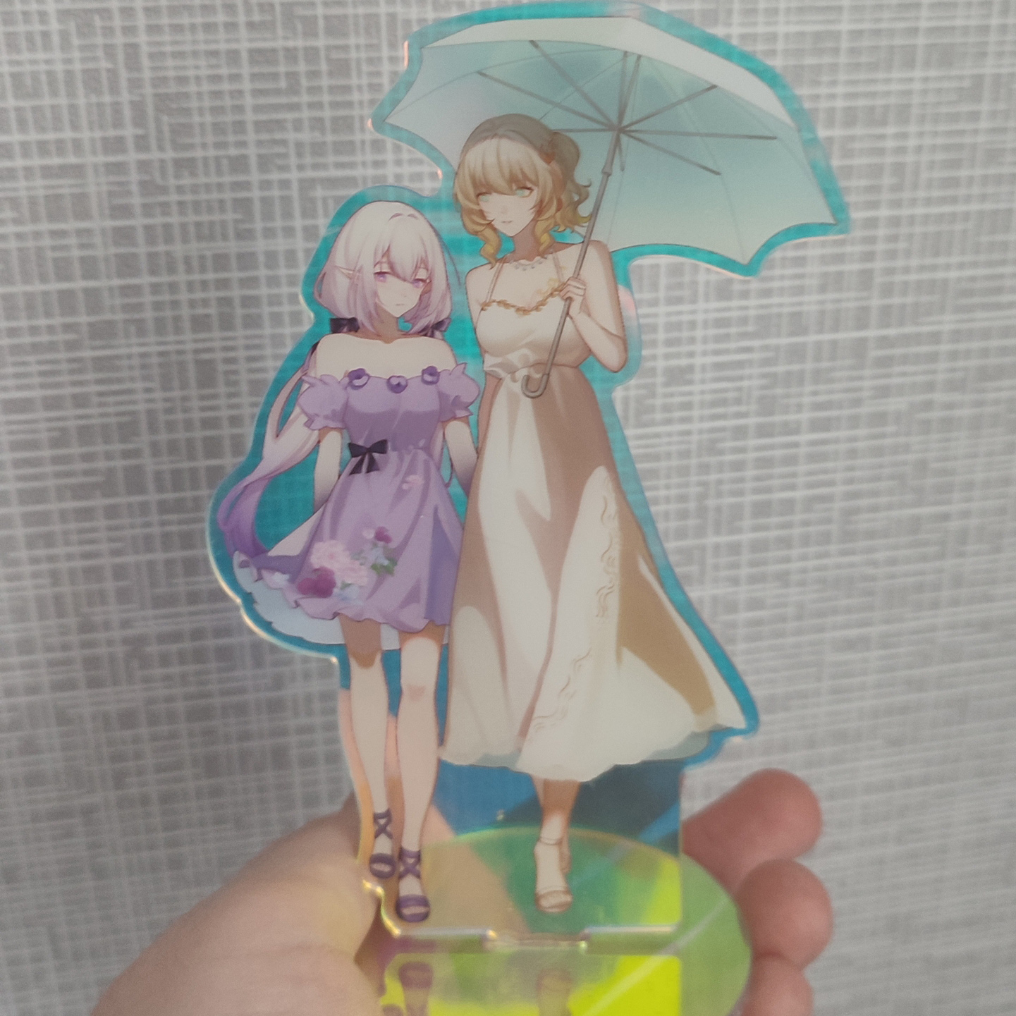 Стенд жемчужный "Аглая и Кастория" 15см