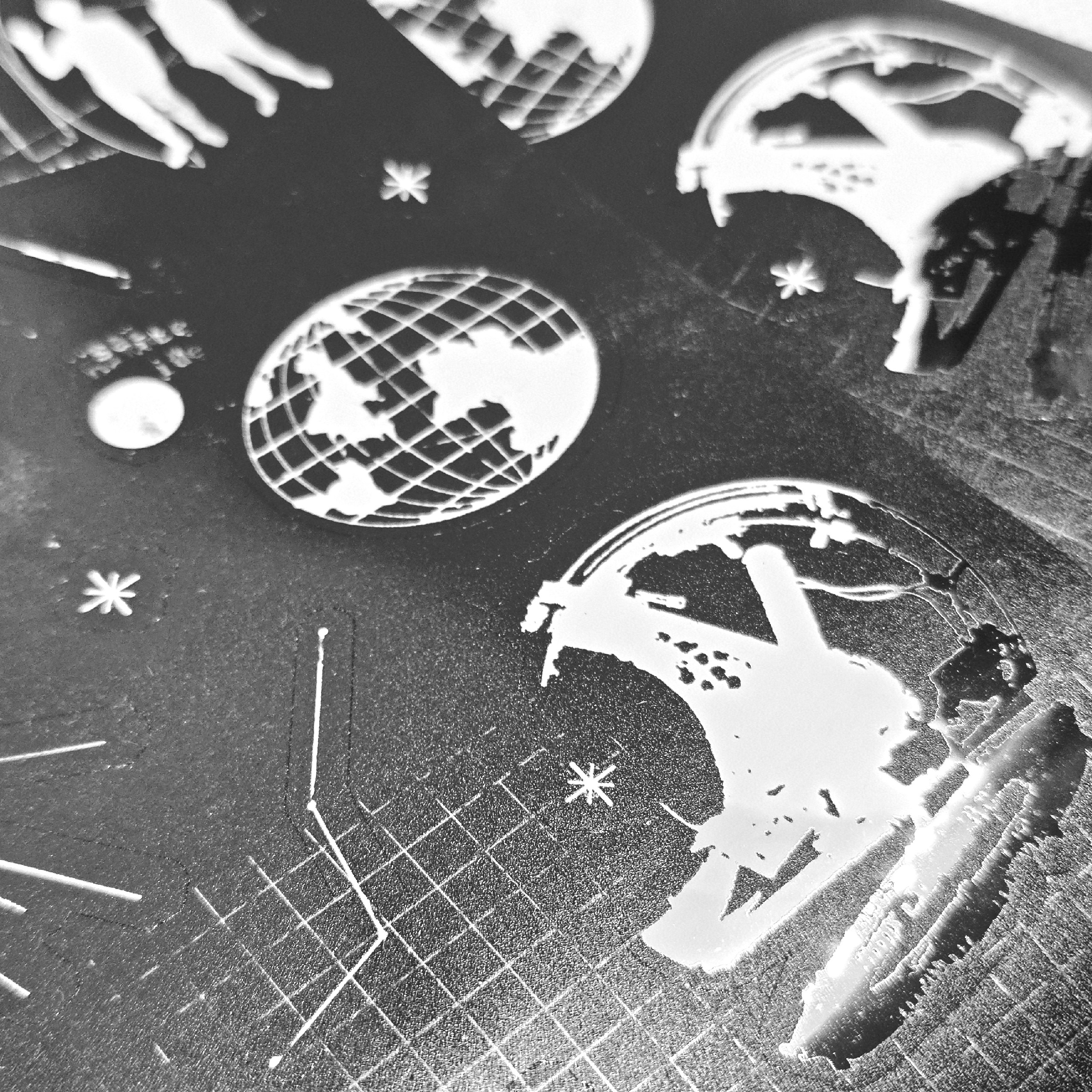 наклейки А5 космос