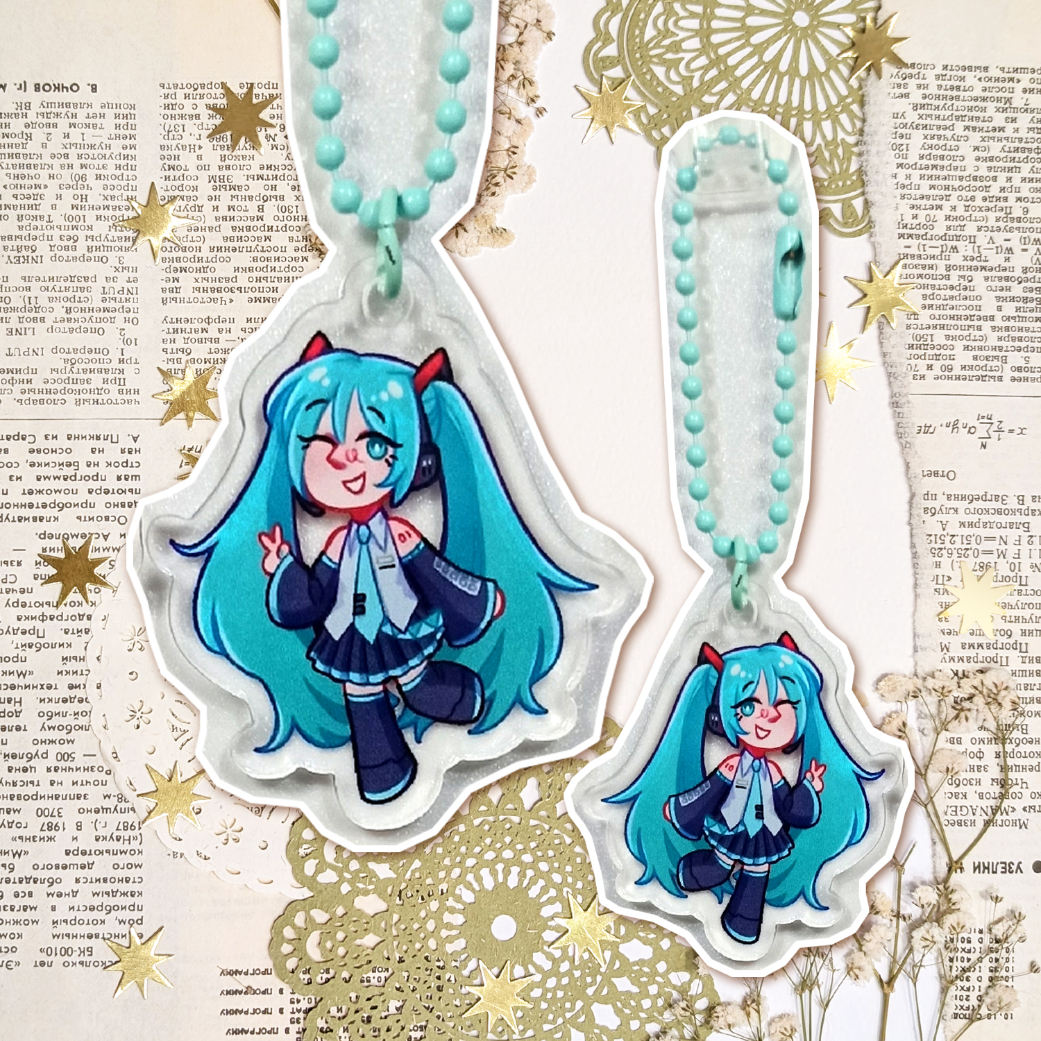 Брелок 4 см "Мику"