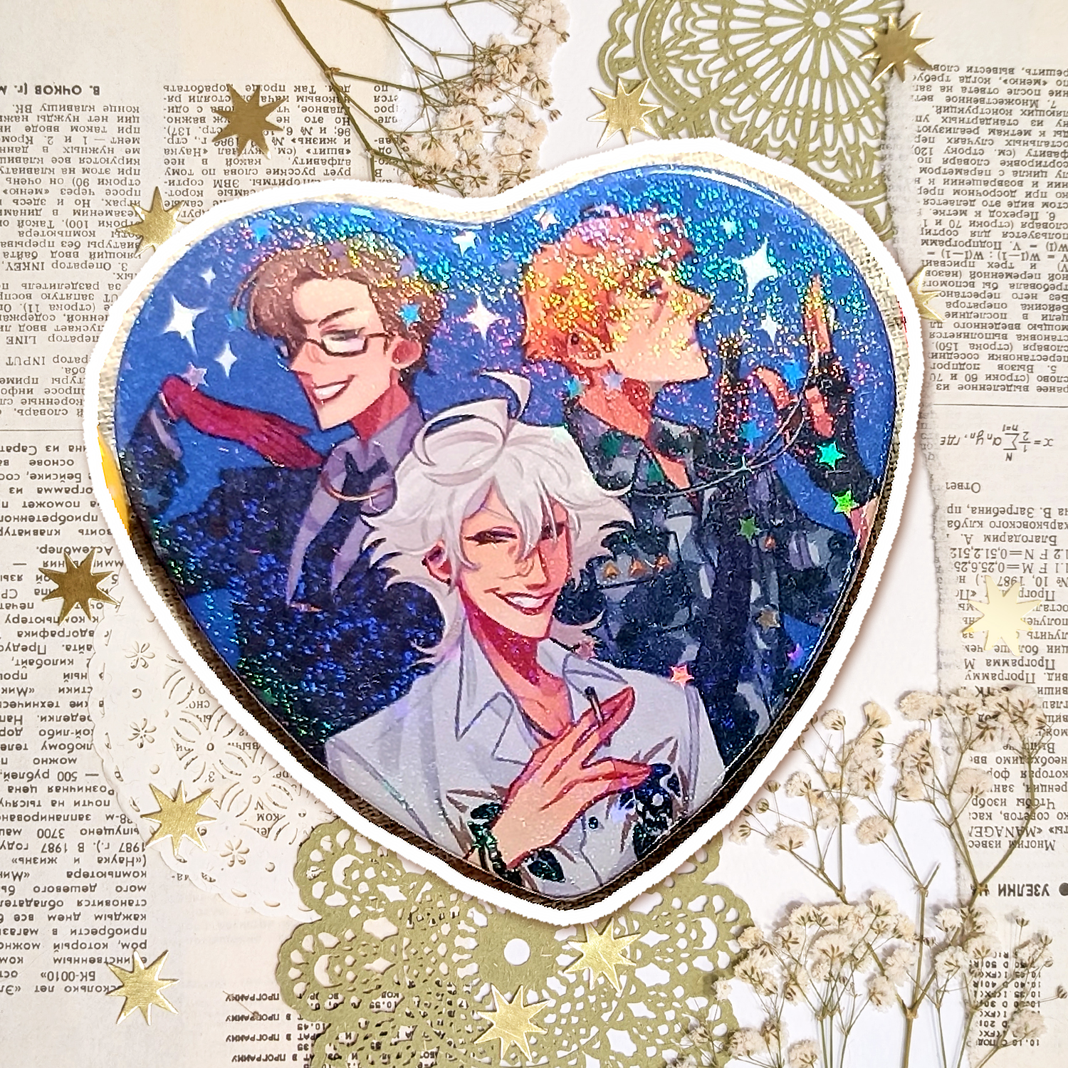 Значок-сердце "Гипмик MTC"