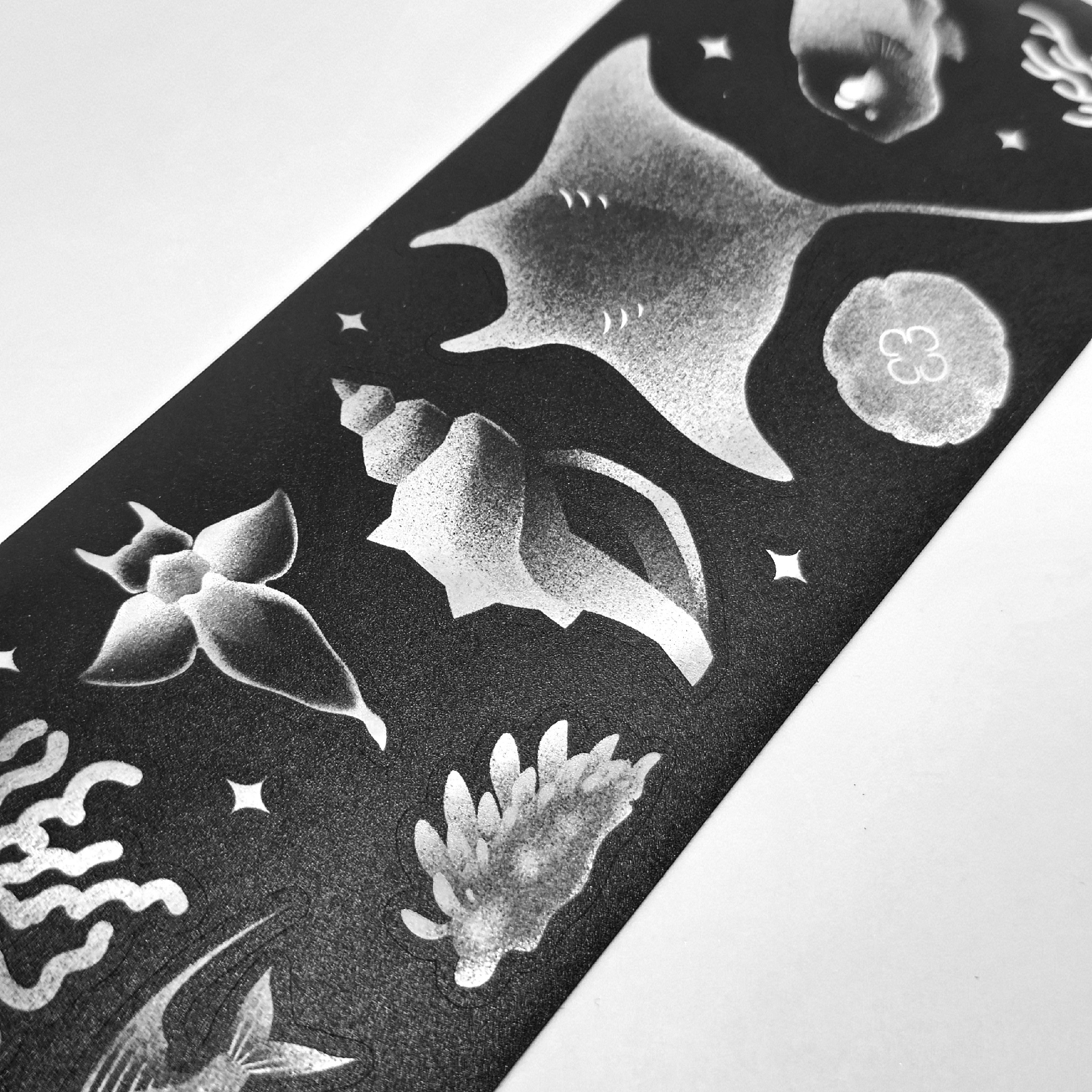 наклейки А6 океан