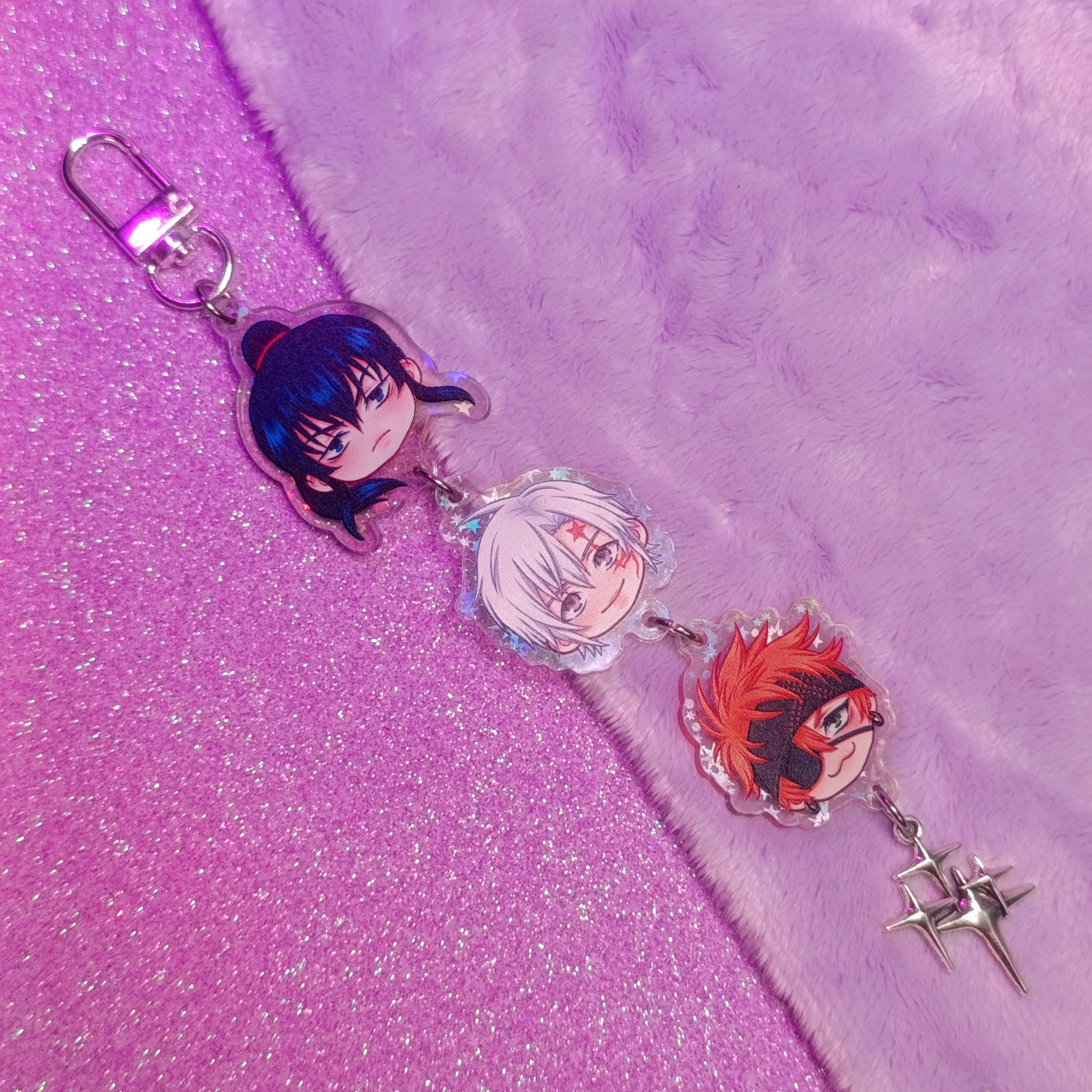 Брелок Дигра тройной