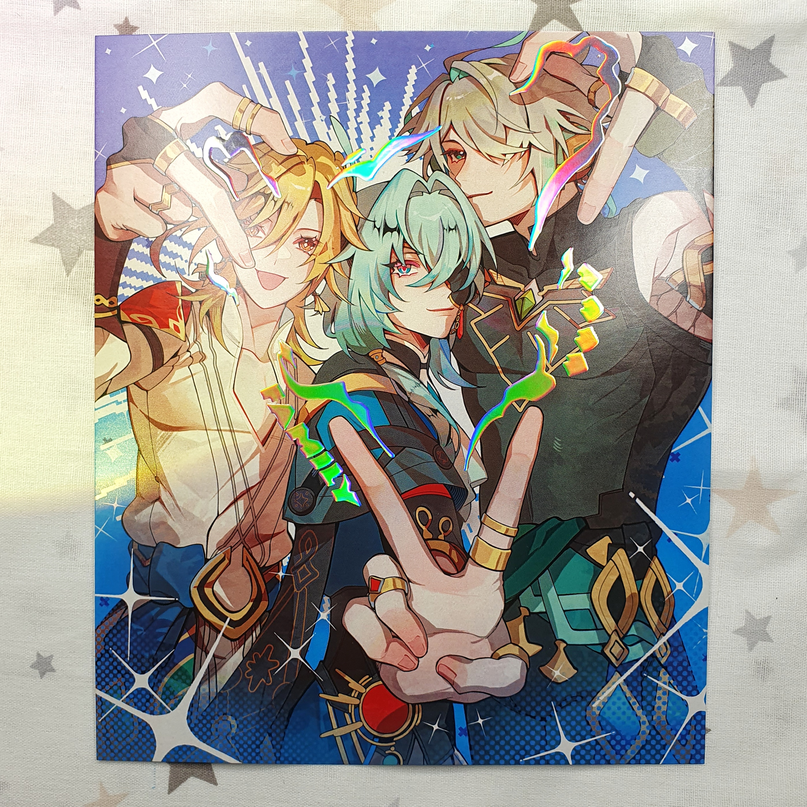 Принт большой, голография