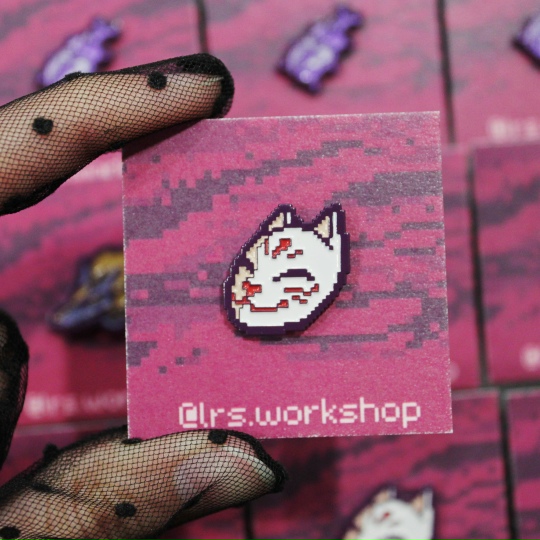 GIpin Пиксель Маска Кицуне