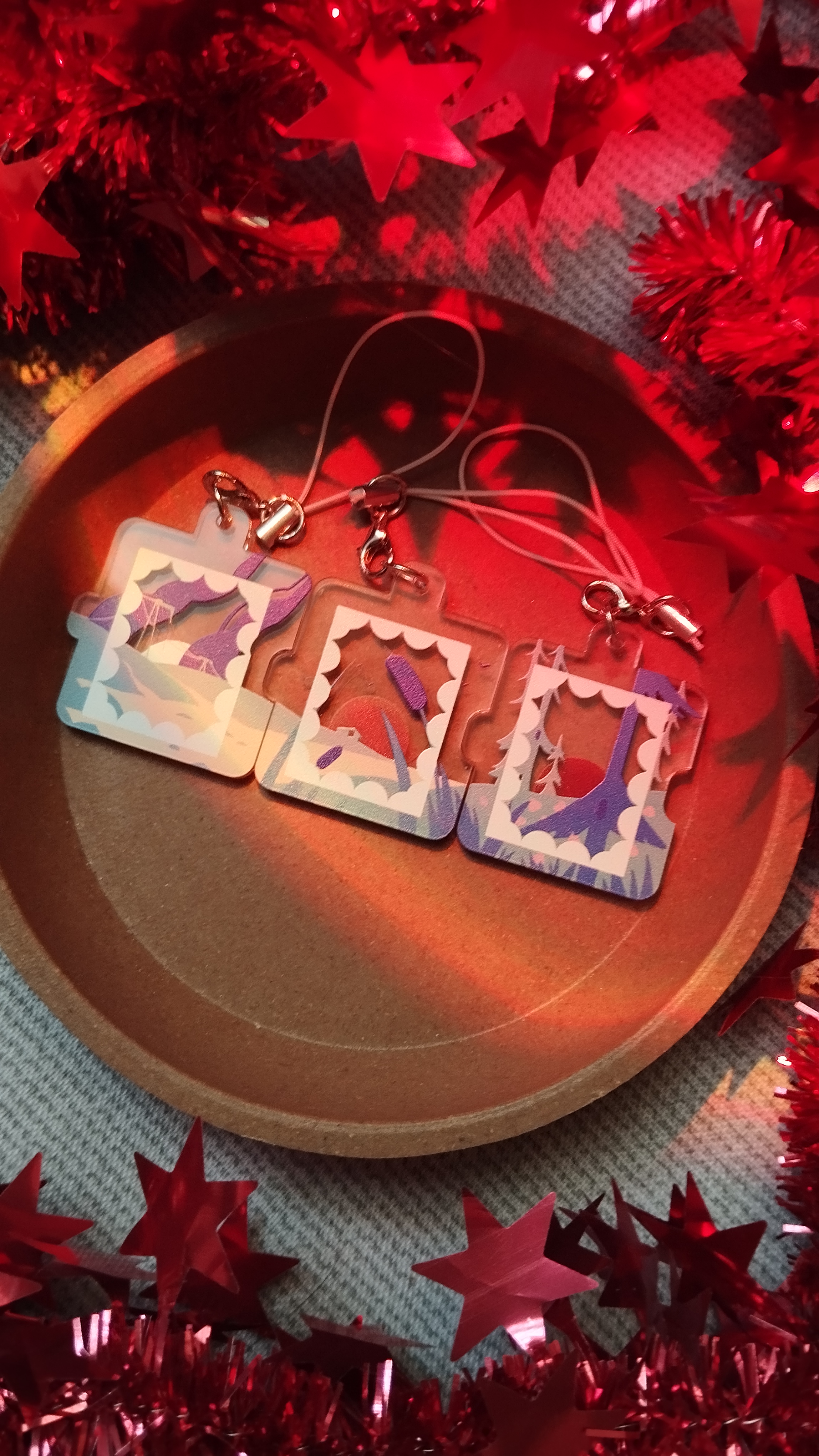 Брелок тройной