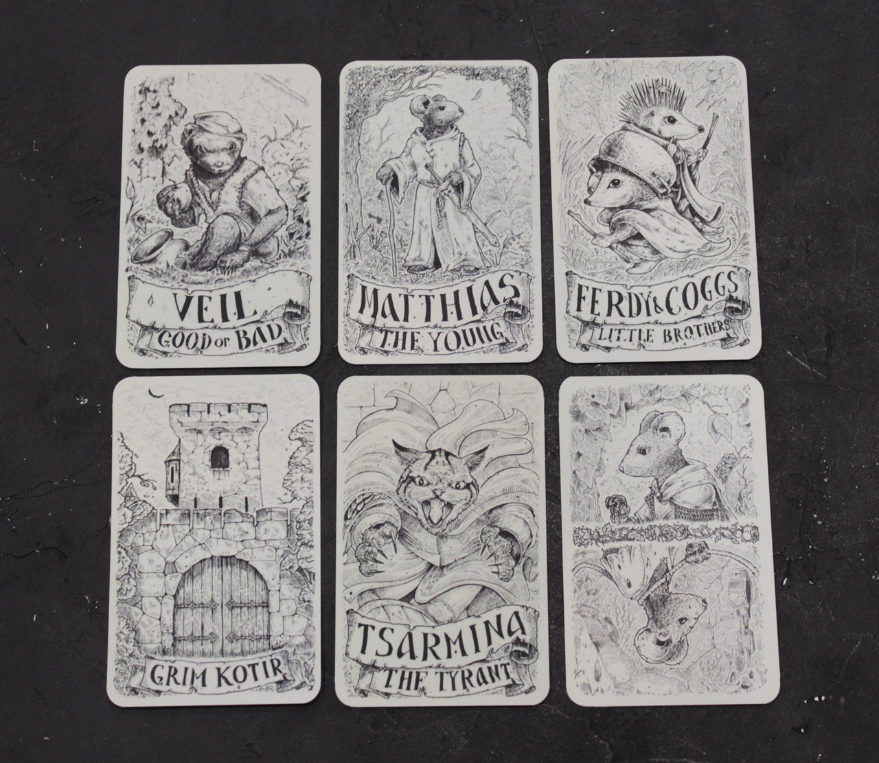 Набор карточек Рэдволл