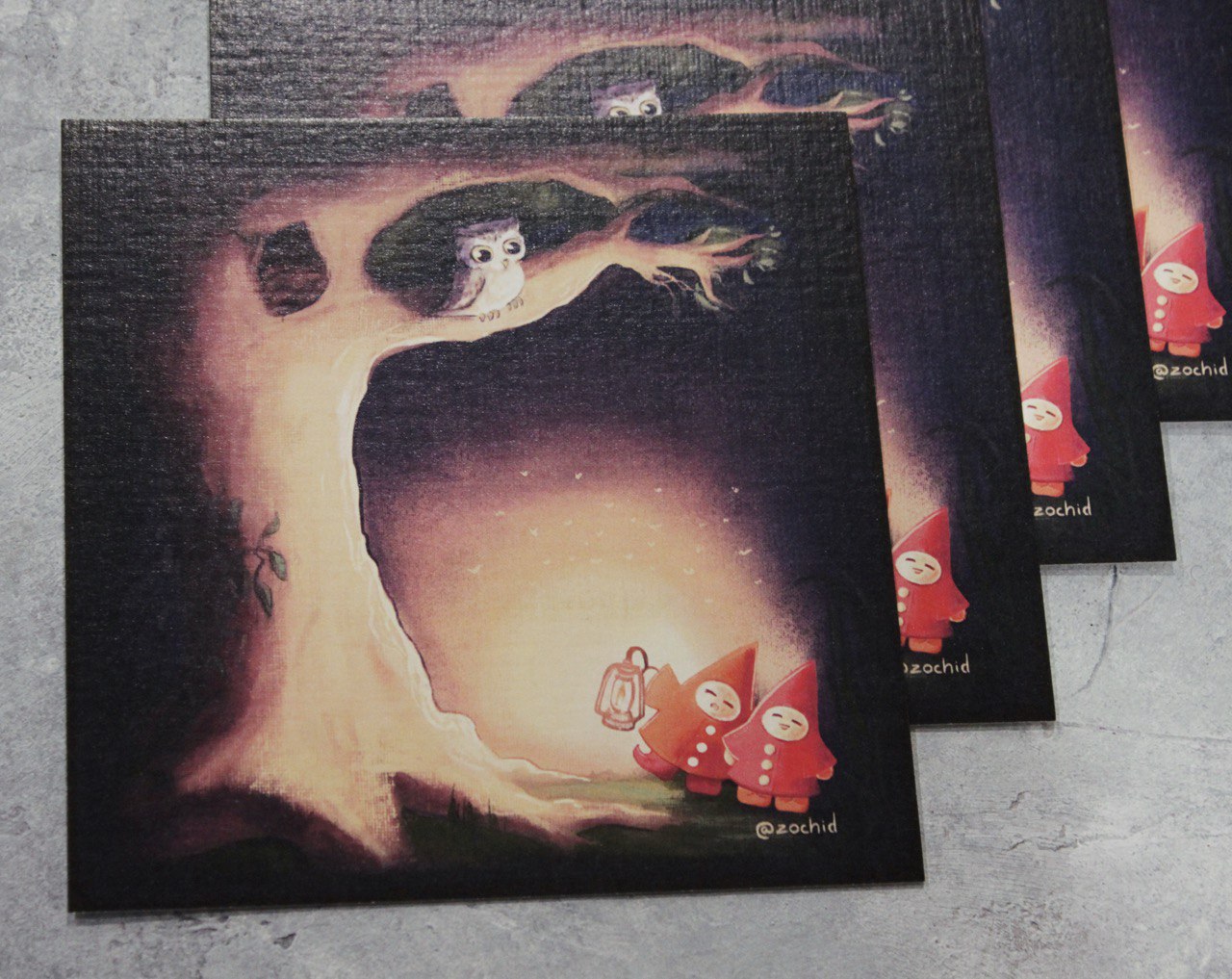 Открытка Зочид Сова