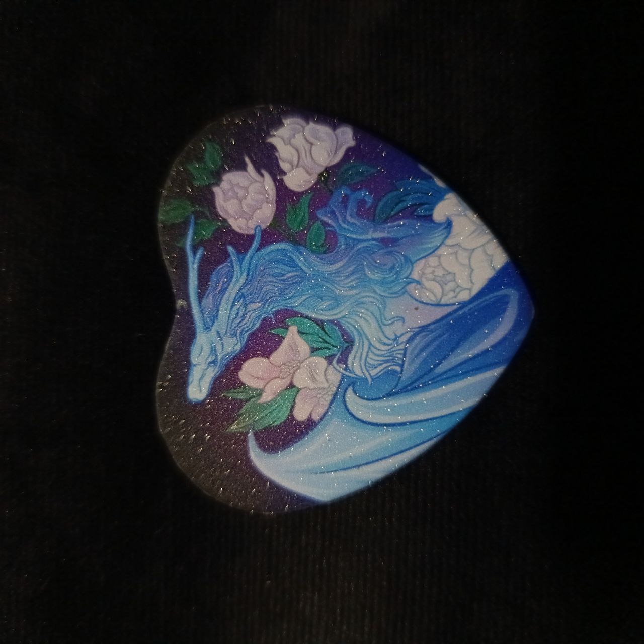 Значок-сердце Дракон