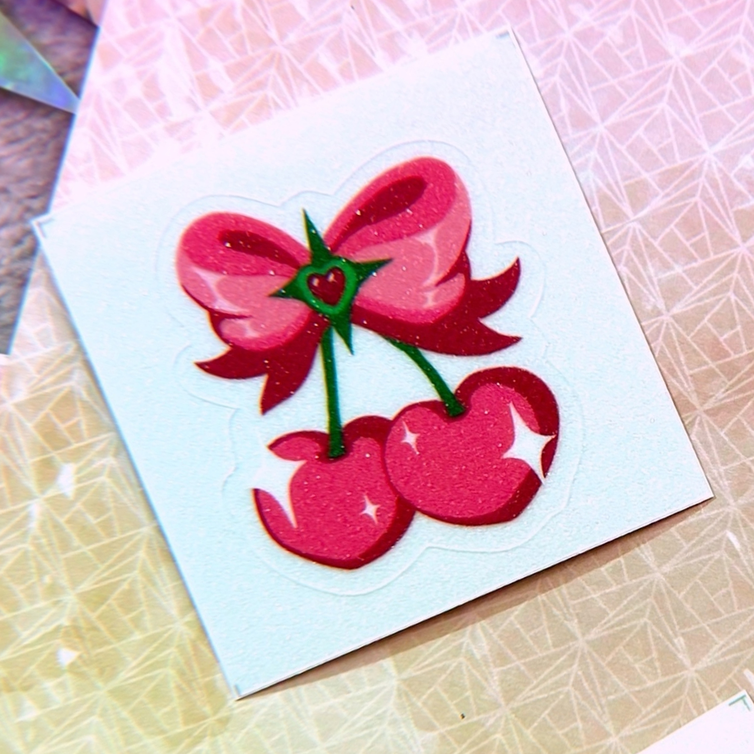 Стикер 5х5 Вишня пр сахар