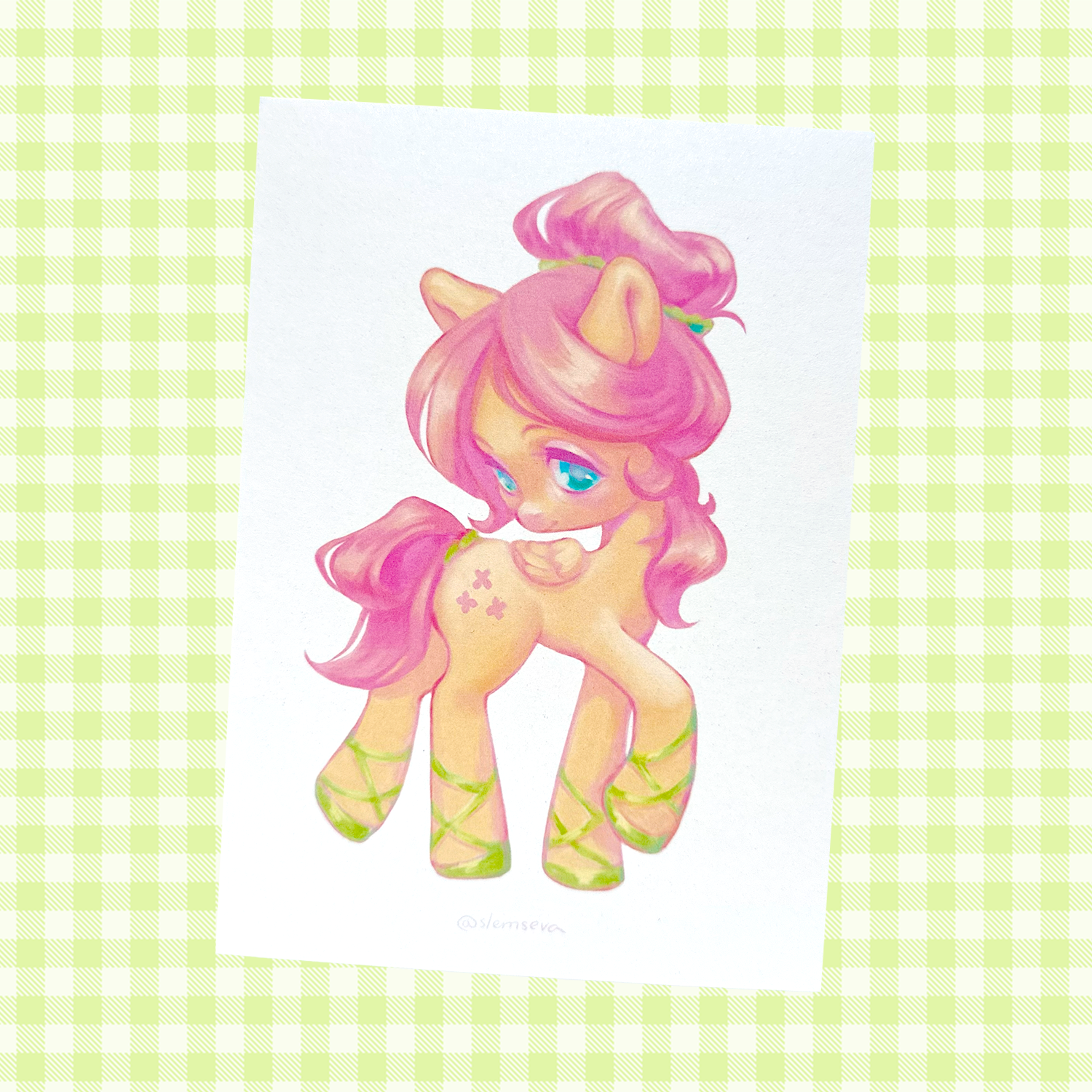 Открытка Балерина Флаттершай