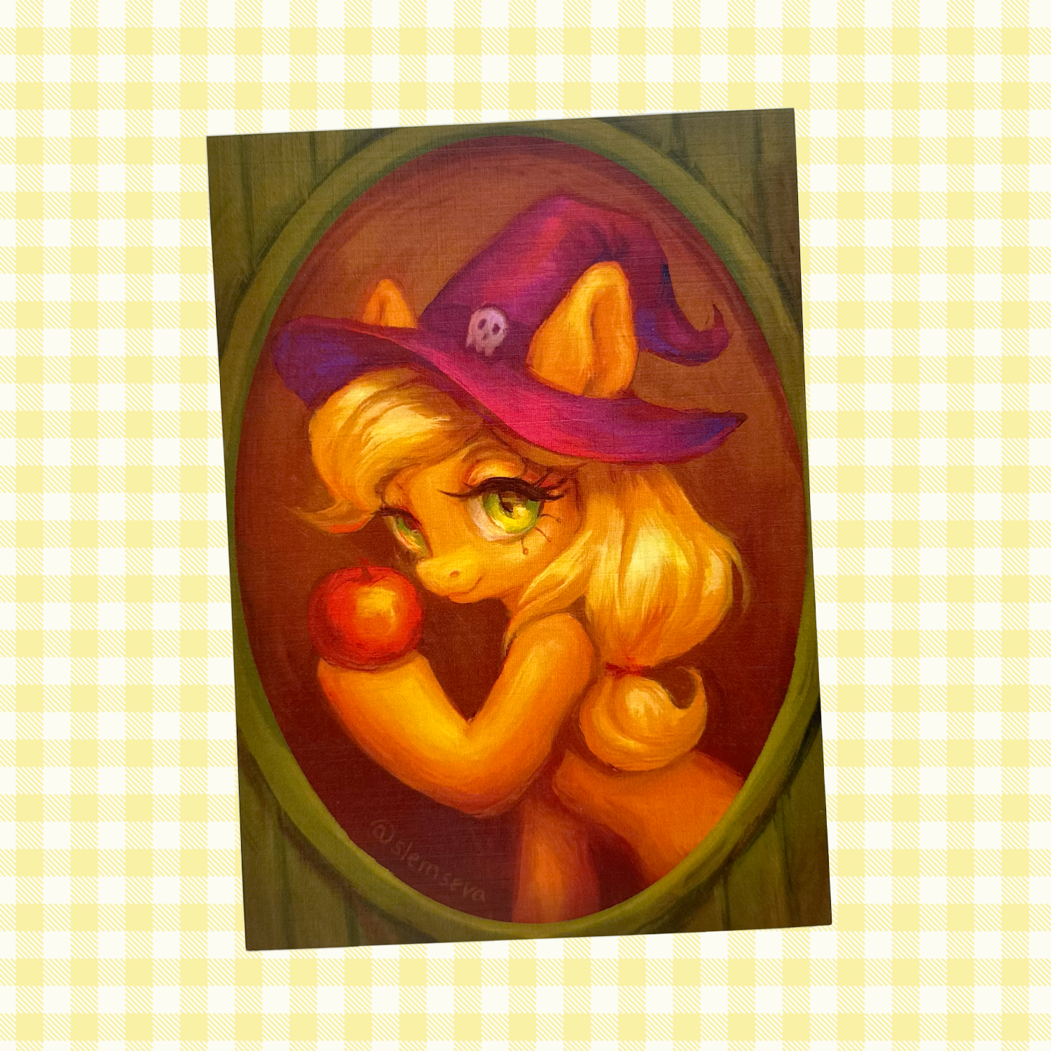 Открытка Хэллоуин Эпл Джек