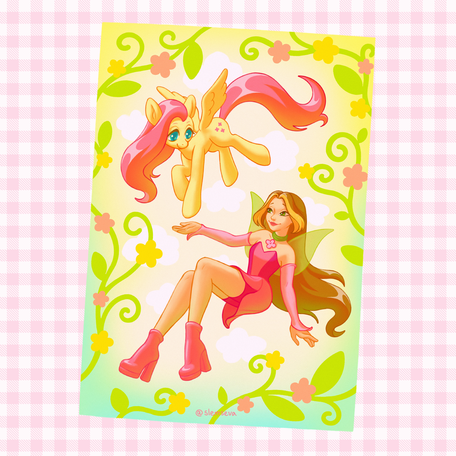 Принт Феи природы